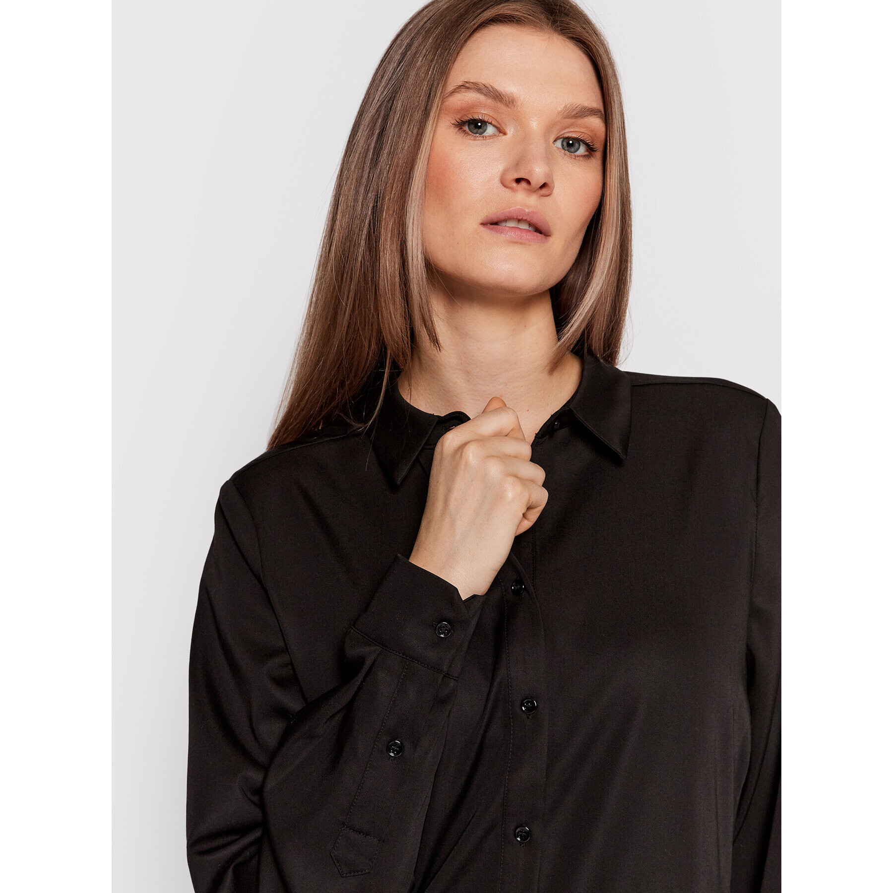 Karen by Simonsen Cămașă Bine 10104021 Negru Regular Fit - Pled.ro