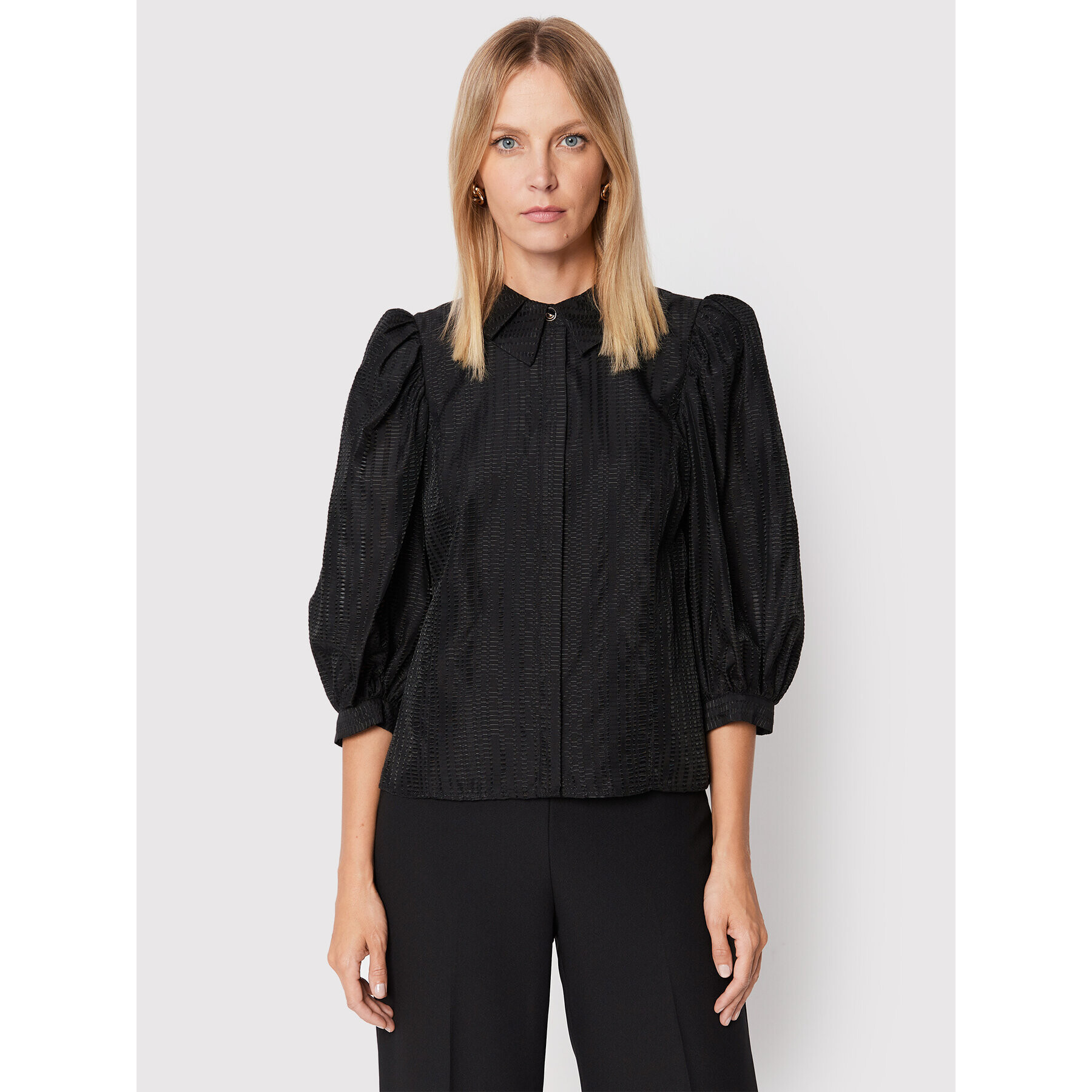 Karen by Simonsen Cămașă Drosty 10104072 Negru Classic Fit - Pled.ro