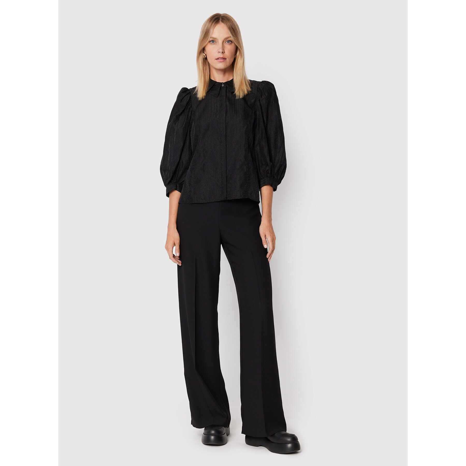 Karen by Simonsen Cămașă Drosty 10104072 Negru Classic Fit - Pled.ro