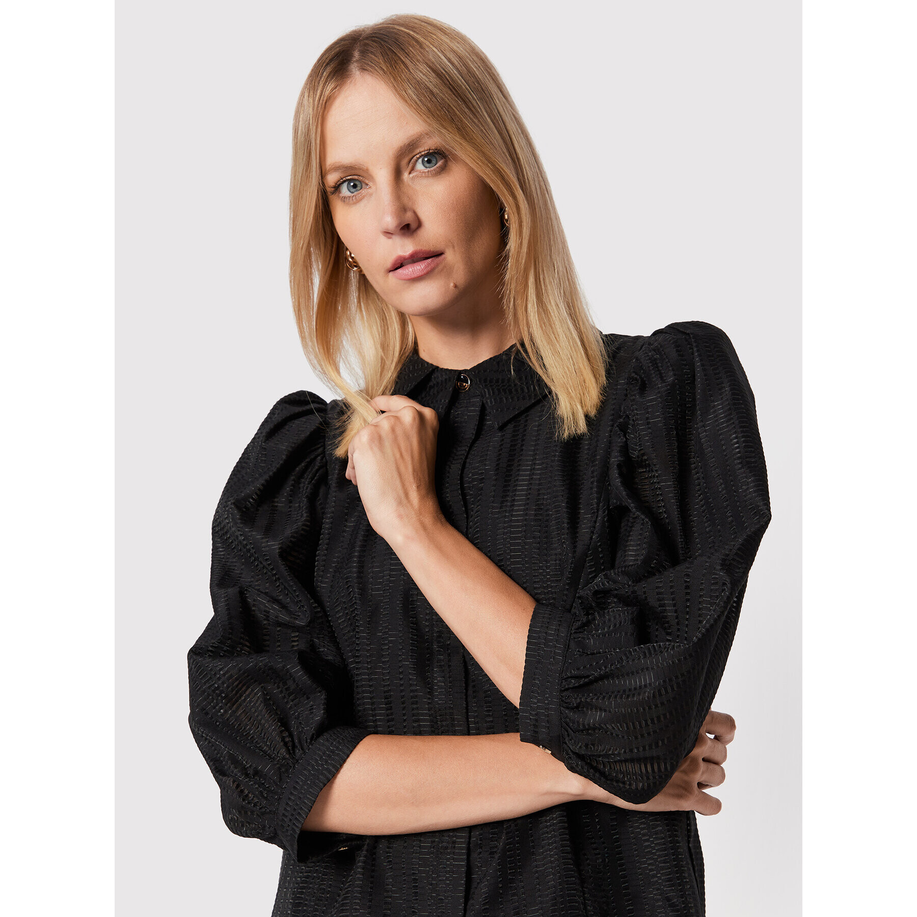 Karen by Simonsen Cămașă Drosty 10104072 Negru Classic Fit - Pled.ro