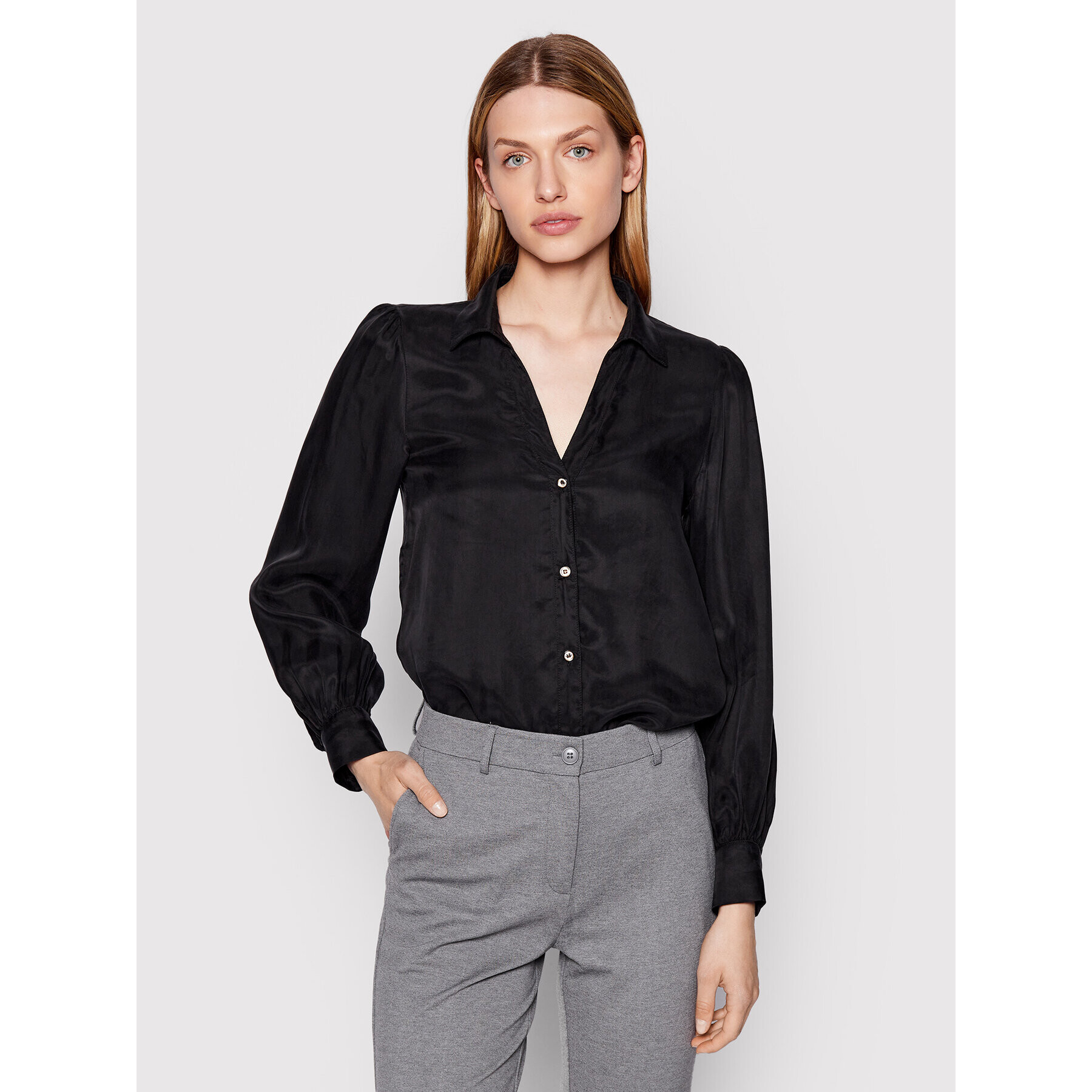 Karen by Simonsen Cămașă Misty 10103987 Negru Regular Fit - Pled.ro