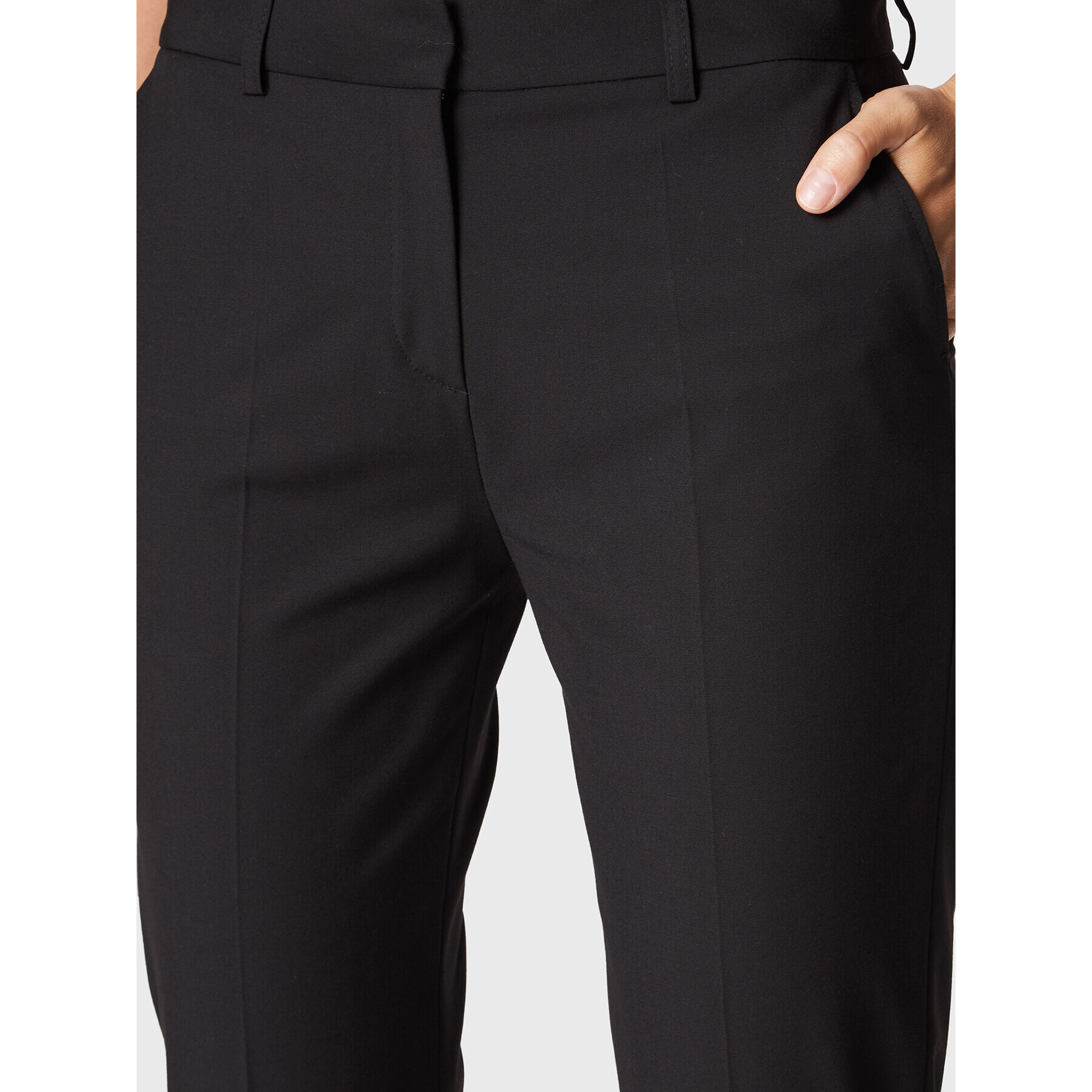 Karen by Simonsen Pantaloni chino Sydney 10103990 Negru Slim Fit - Pled.ro