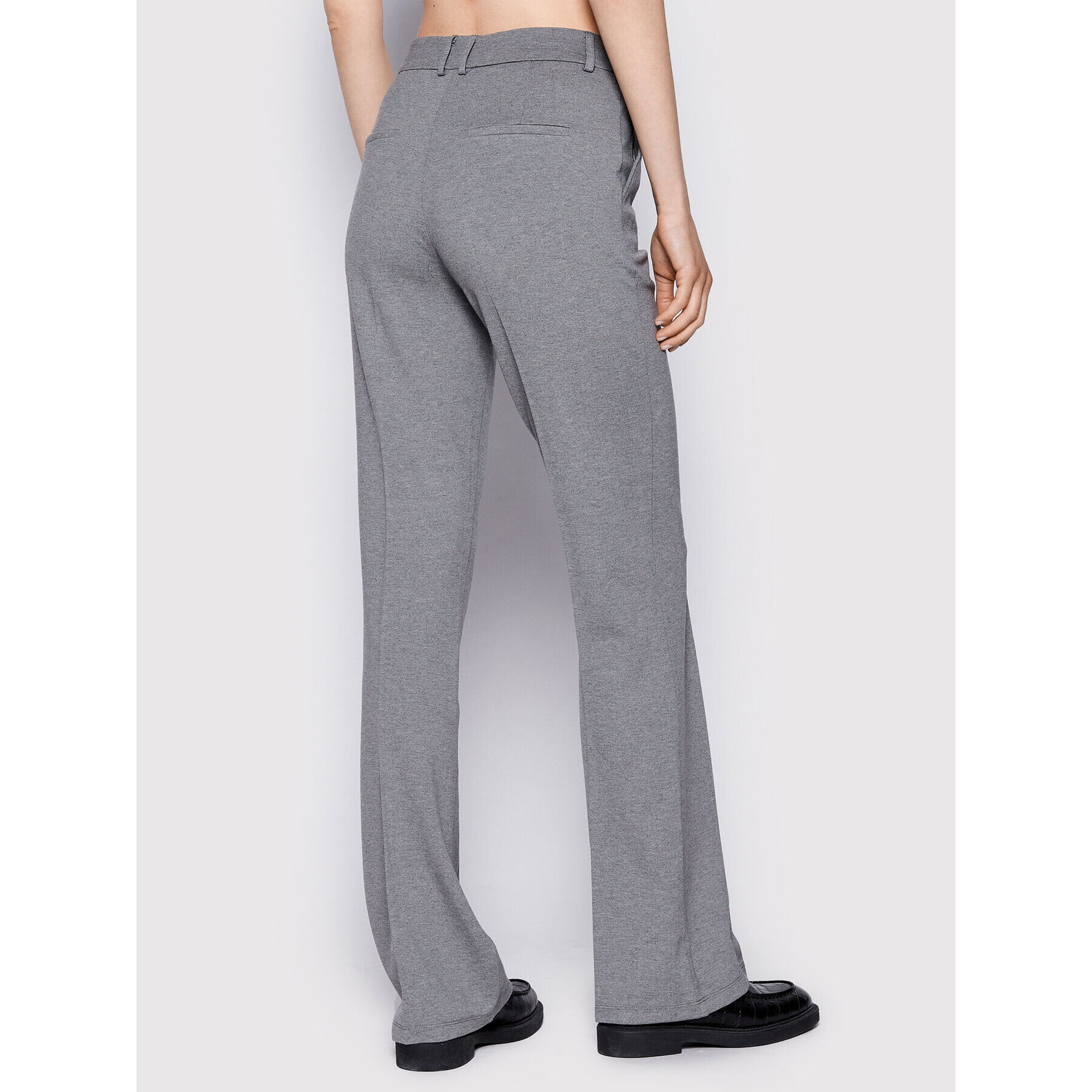 Karen by Simonsen Pantaloni din material Caro 10102013 Gri Regular Fit - Pled.ro