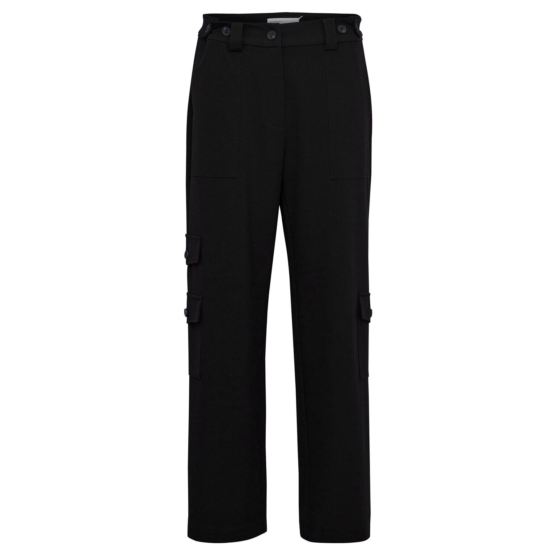 Karen by Simonsen Pantaloni din material Kristelkb 10104547 Negru Classic Fit - Pled.ro