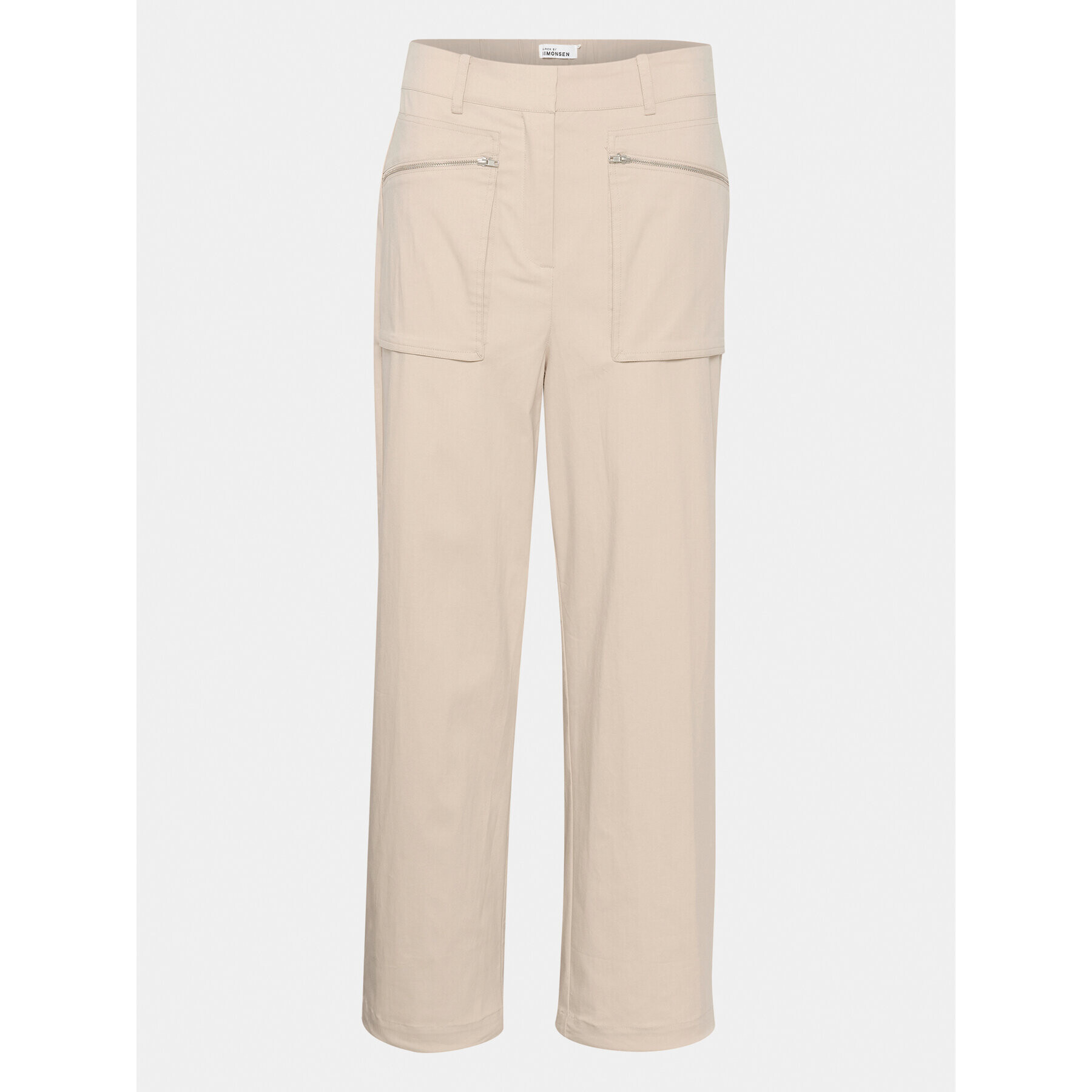 Karen by Simonsen Pantaloni din material Maddie 10104748 Bej Relaxed Fit - Pled.ro