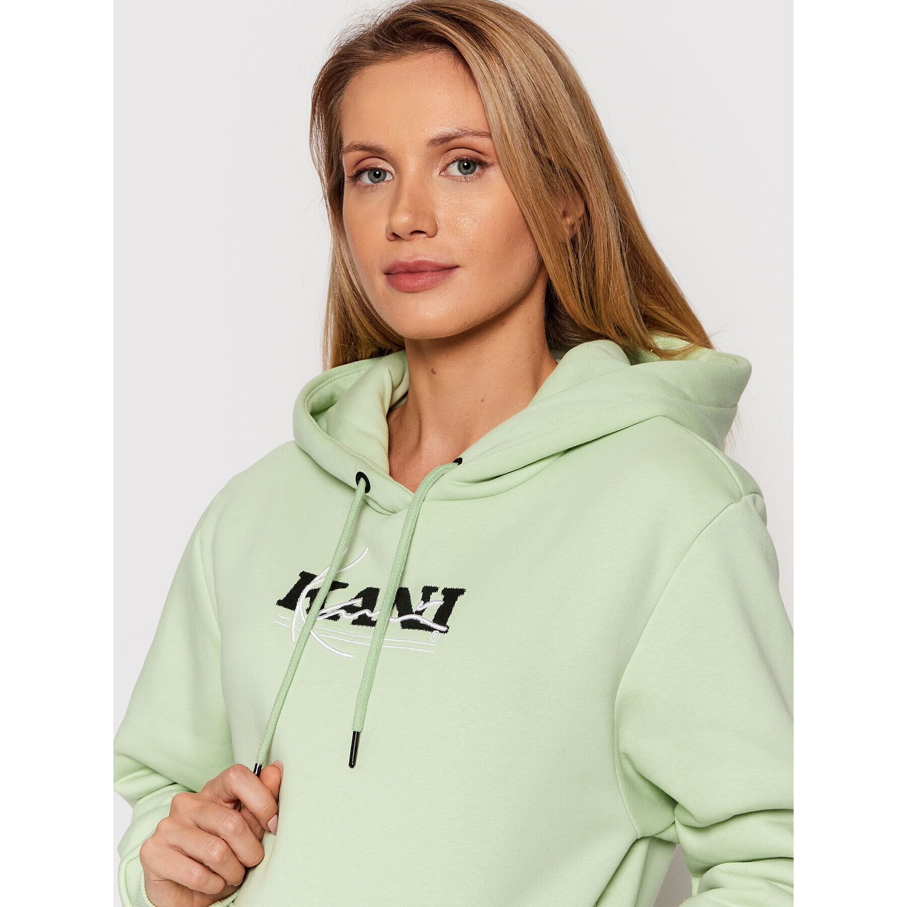 Karl Kani Bluză Retro 6128787 Verde Regular Fit - Pled.ro