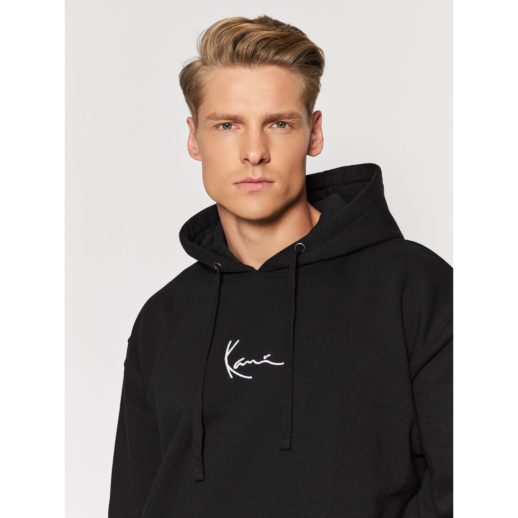 Karl Kani Bluză Signature 6021238 Negru Regular Fit - Pled.ro