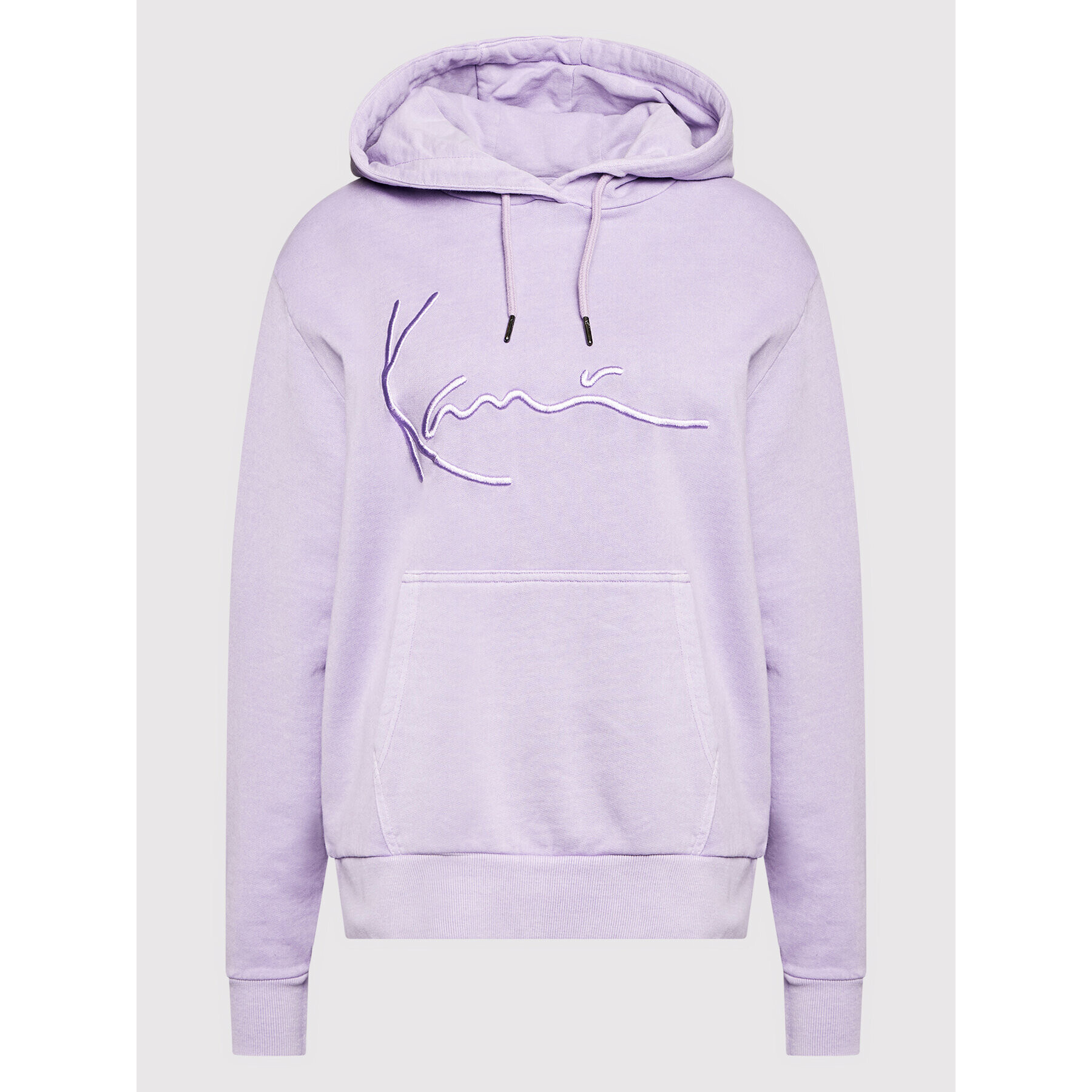 Karl Kani Bluză Signature Washed 6128781 Violet Regular Fit - Pled.ro