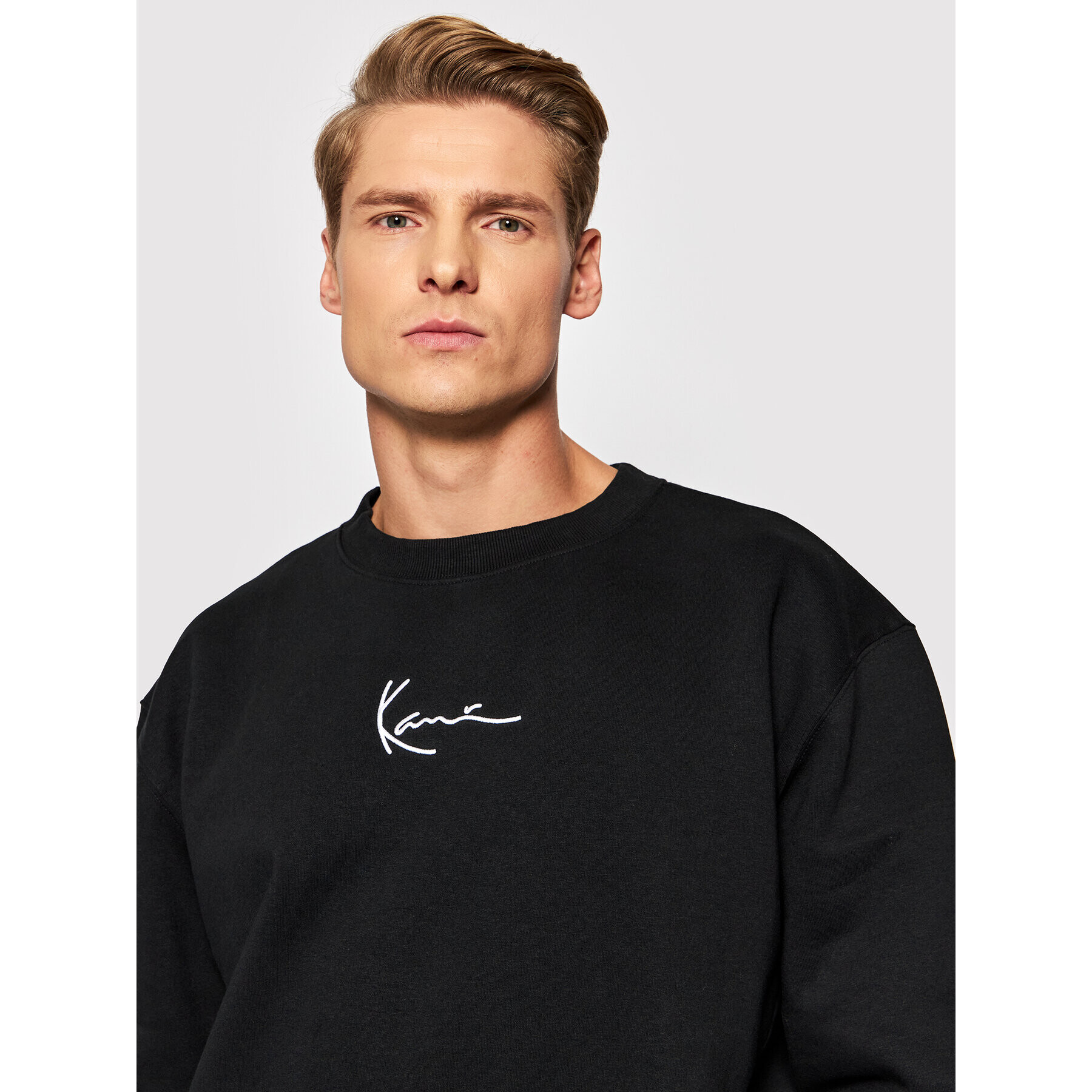 Karl Kani Bluză Small Signature 6020163 Negru Regular Fit - Pled.ro