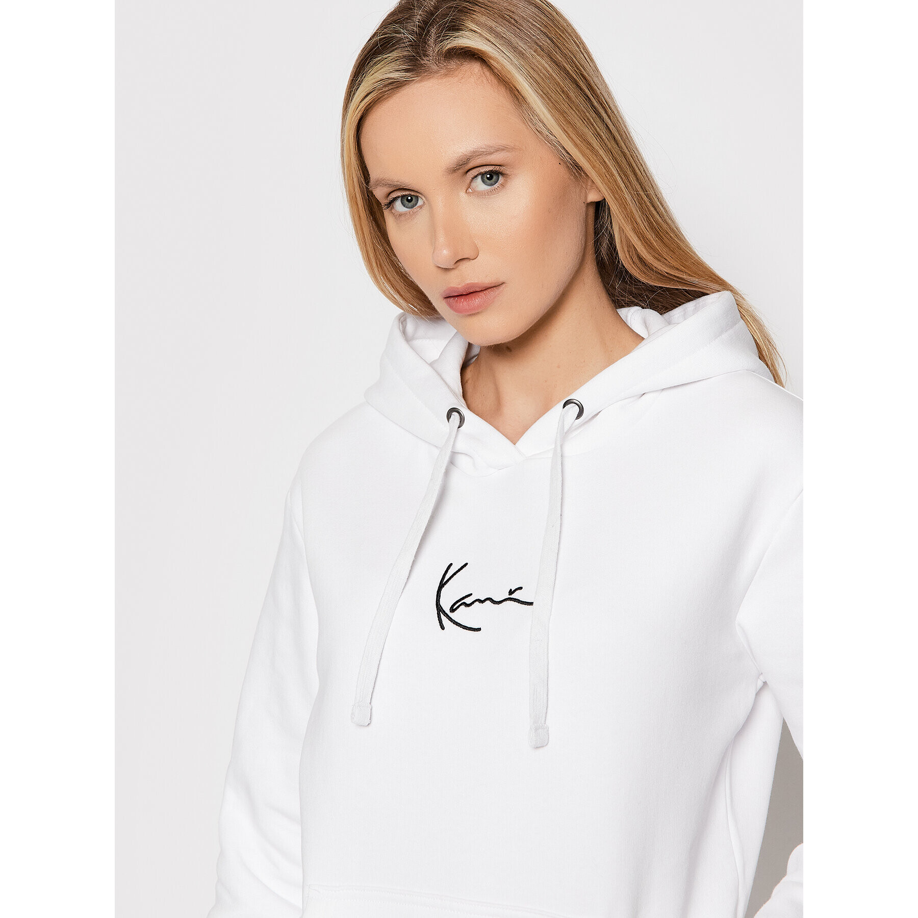 Karl Kani Bluză Small Signature 6128365 Alb Regular Fit - Pled.ro