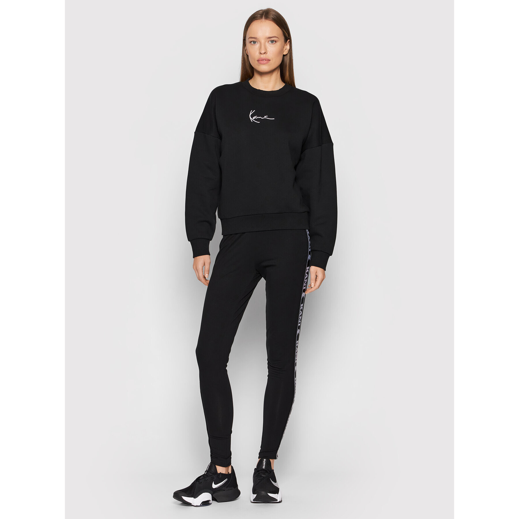 Karl Kani Bluză Small Signature 6129362 Negru Relaxed Fit - Pled.ro