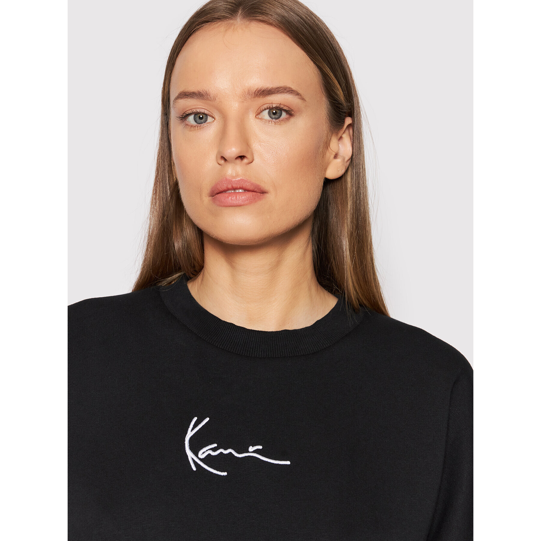 Karl Kani Bluză Small Signature 6129362 Negru Relaxed Fit - Pled.ro