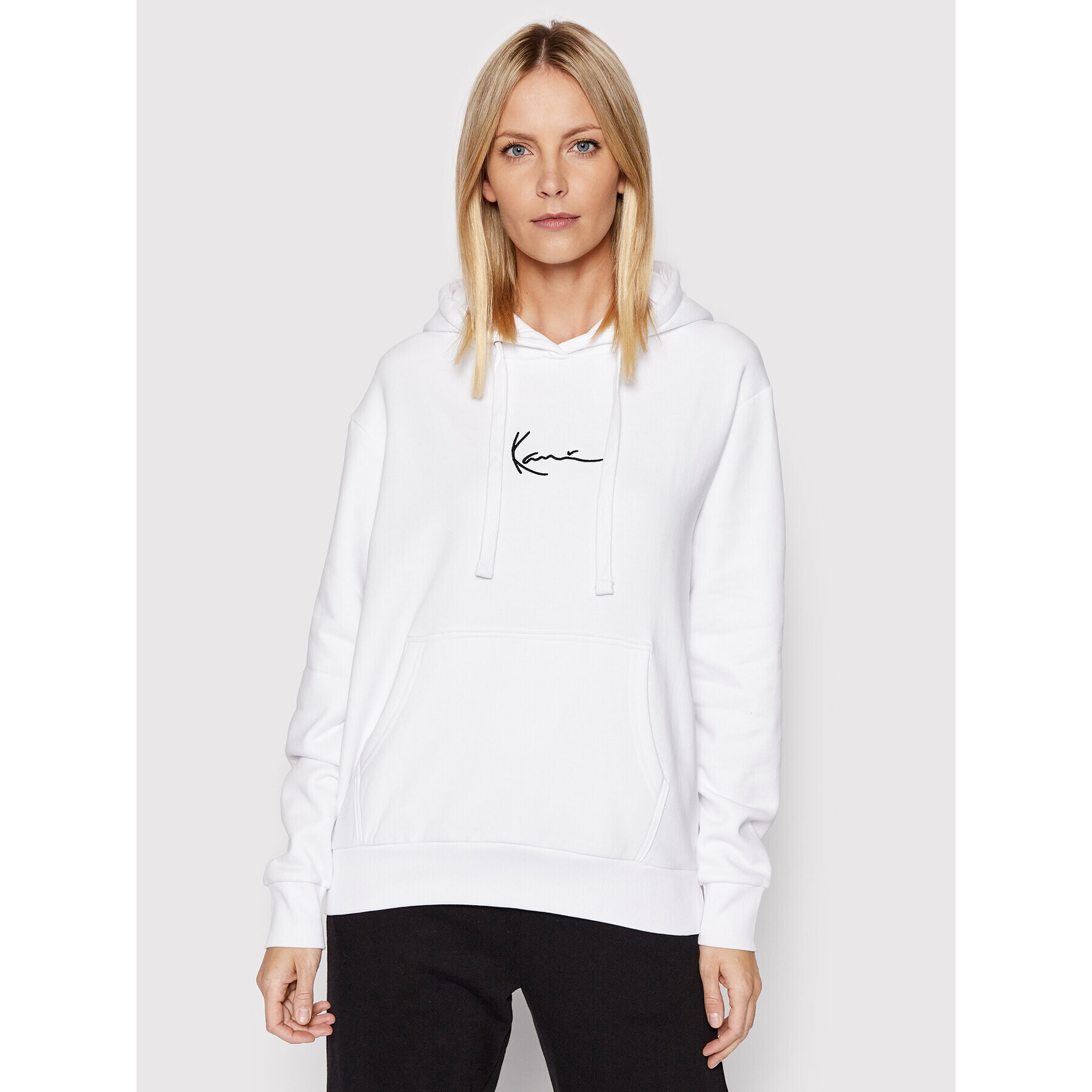 Karl Kani Bluză Small Signature Essential 6128004 Alb Loose Fit - Pled.ro