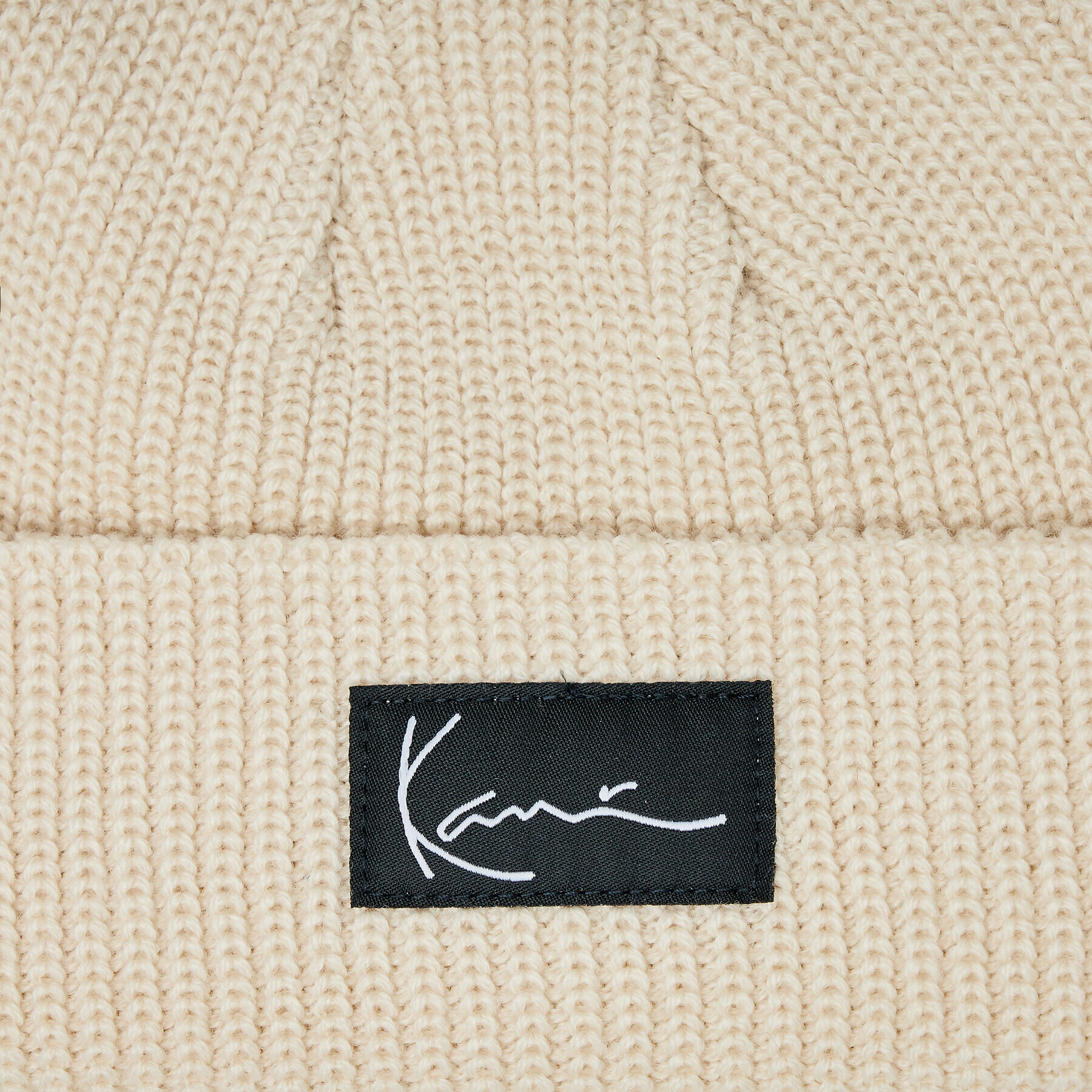 Karl Kani Căciulă KK Signature Fisherman Beanie KA223-008-8 Alb - Pled.ro