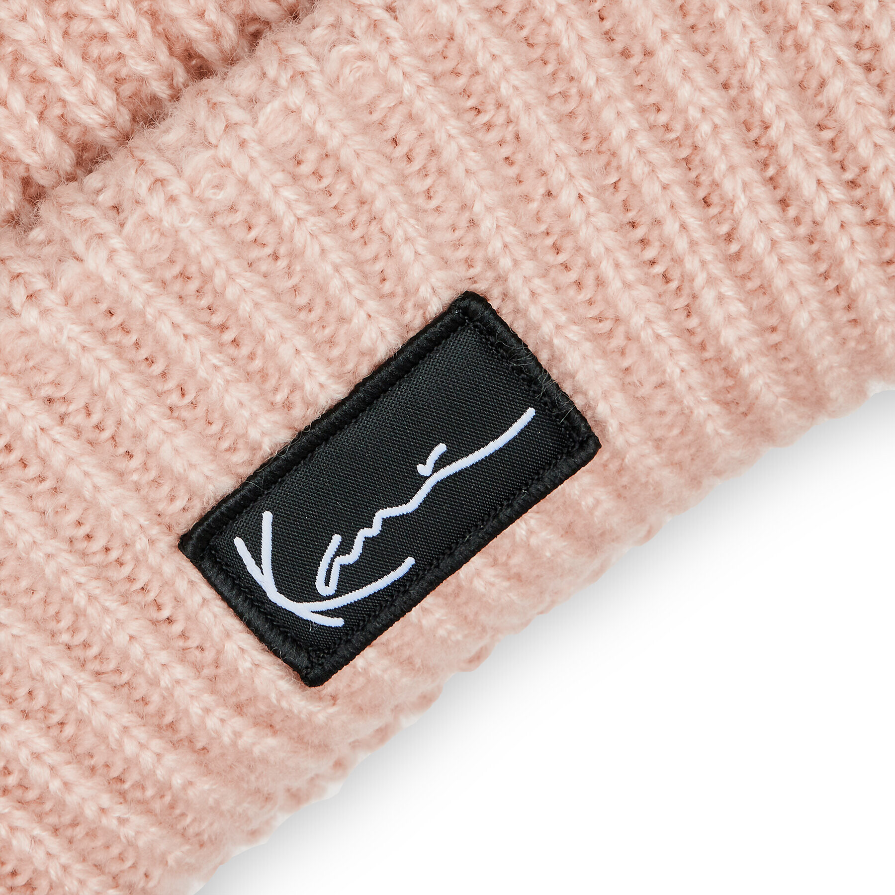 Karl Kani Căciulă KK Woven Signature Cozy Beanie KA-233-033-2 Roz - Pled.ro