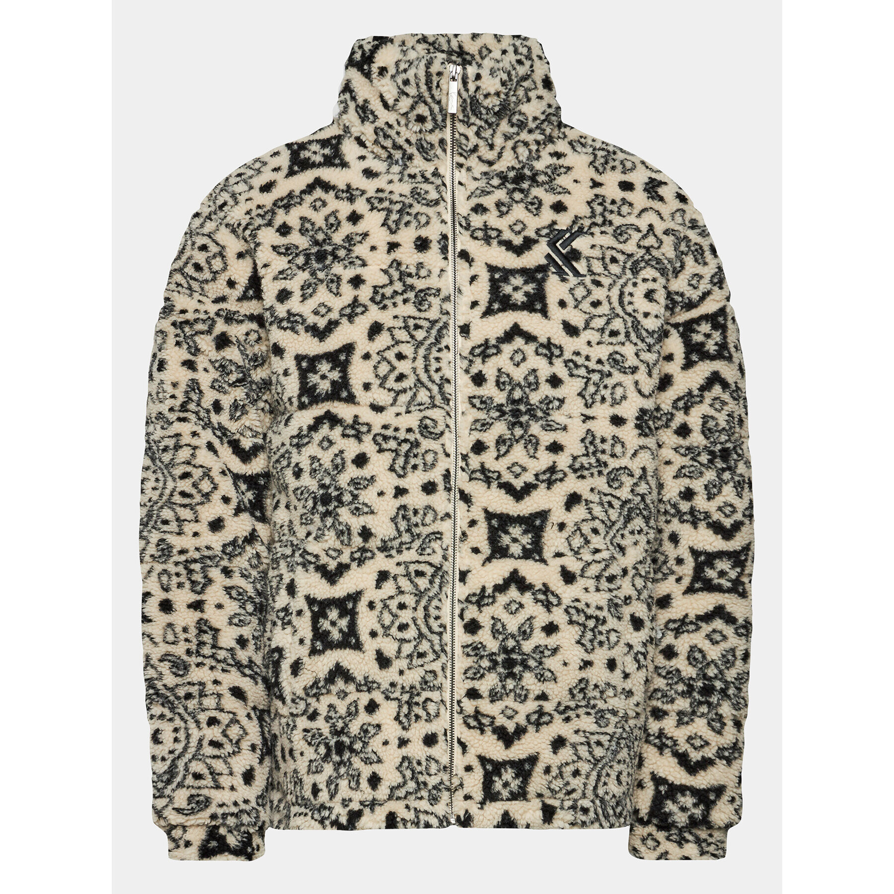 Karl Kani Geacă de iarnă Paisley 6076009 Bej Relaxed Fit - Pled.ro