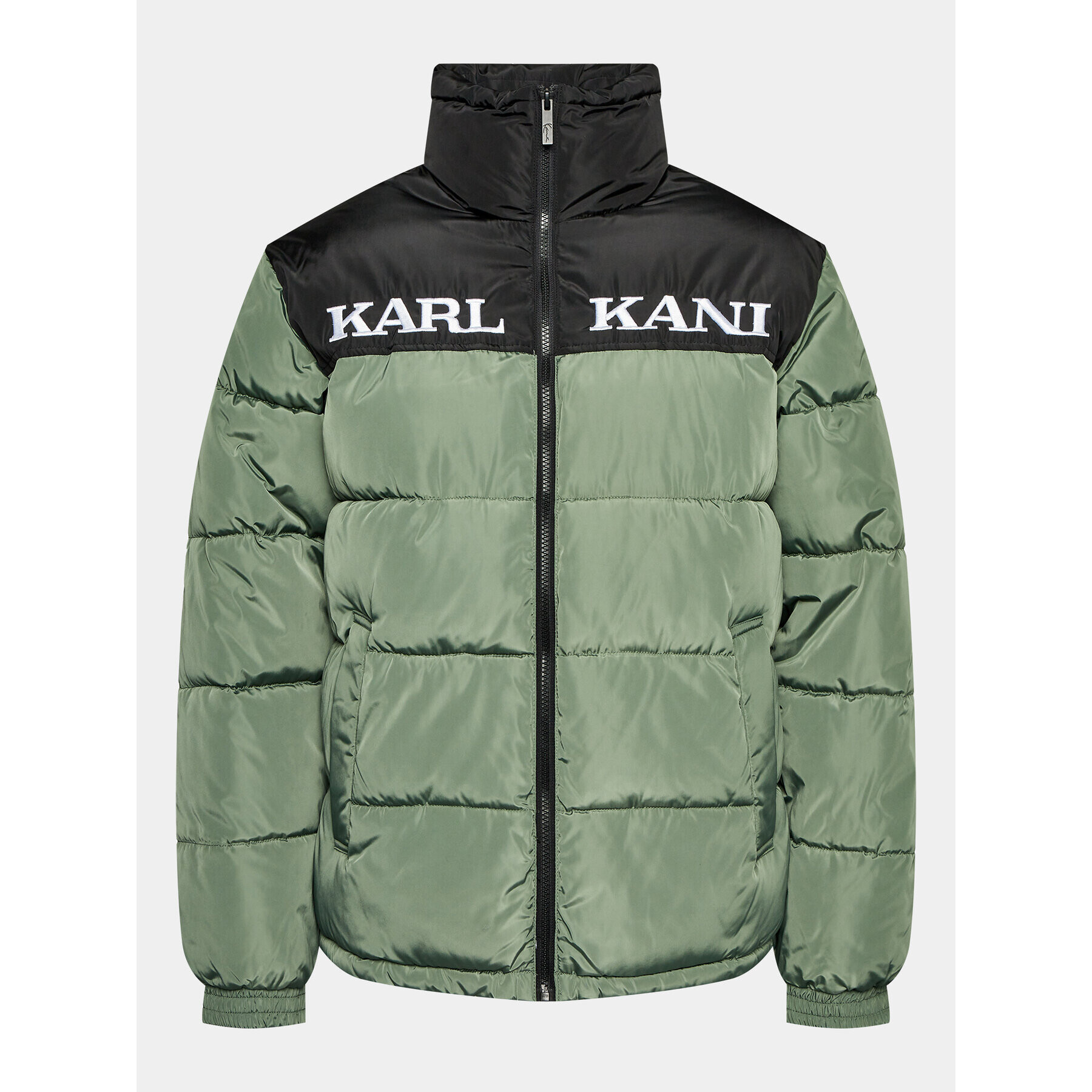 Karl Kani Geacă din puf 6076005 Verde Relaxed Fit - Pled.ro