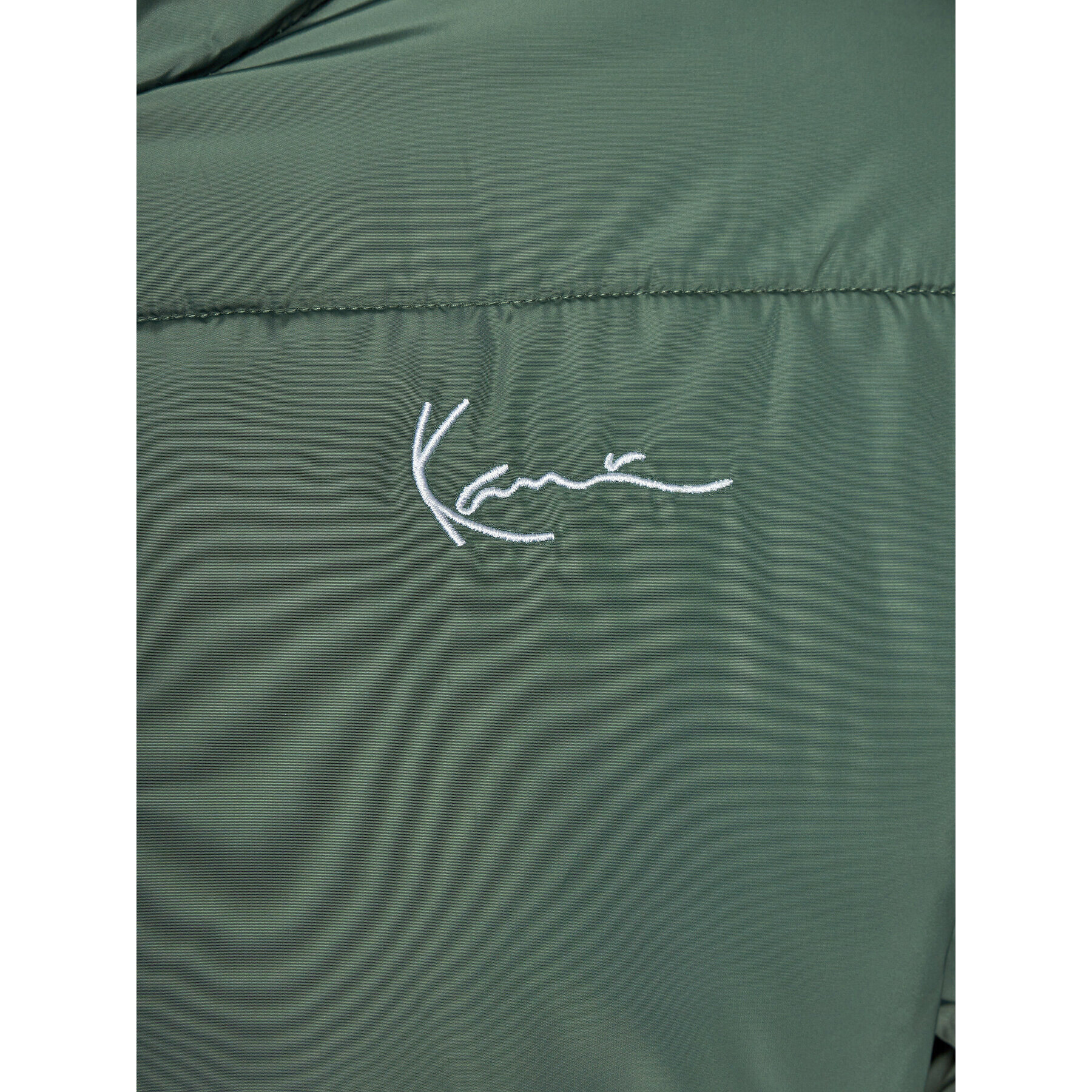 Karl Kani Geacă din puf 6076041 Verde Relaxed Fit - Pled.ro