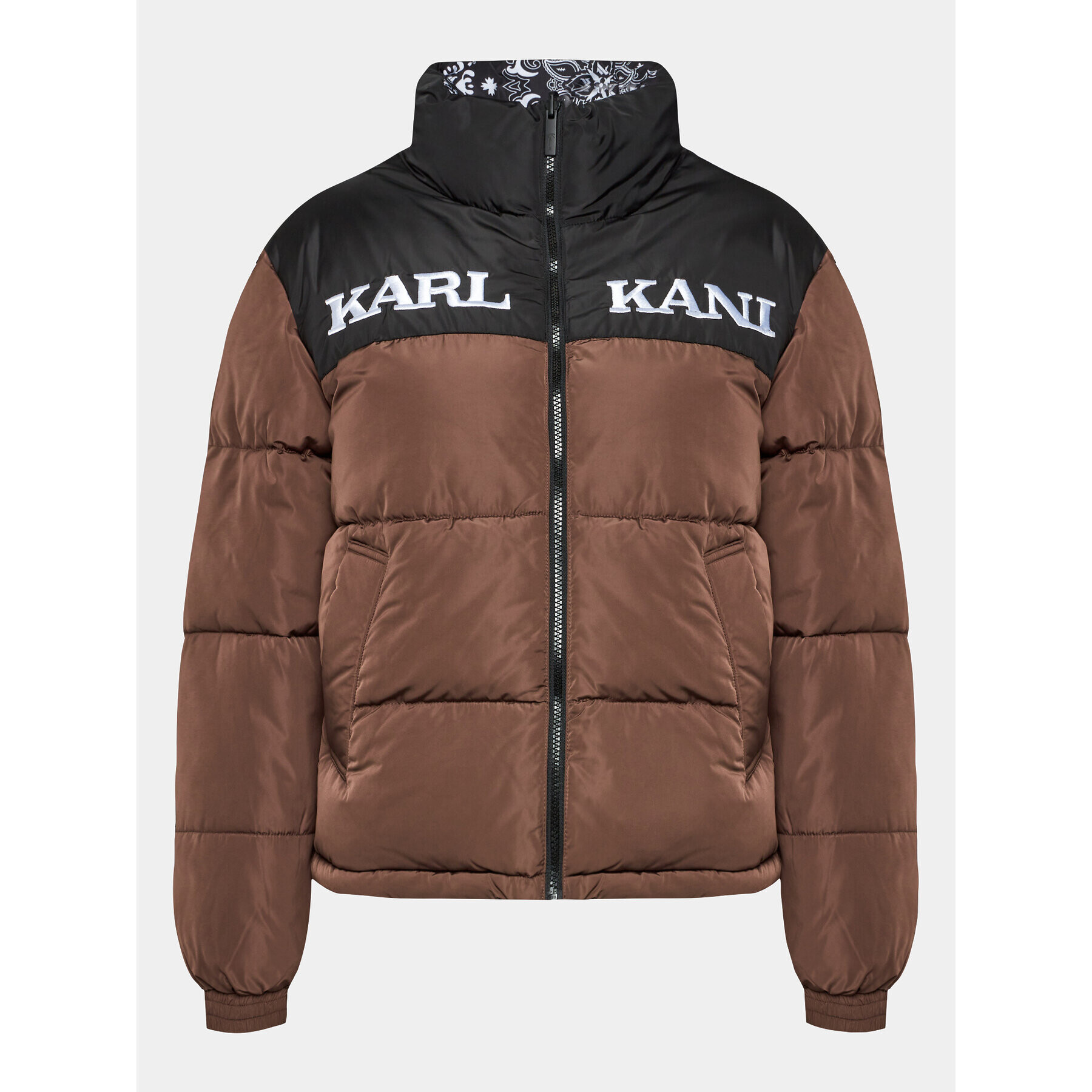 Karl Kani Geacă din puf 6176632 Maro Regular Fit - Pled.ro