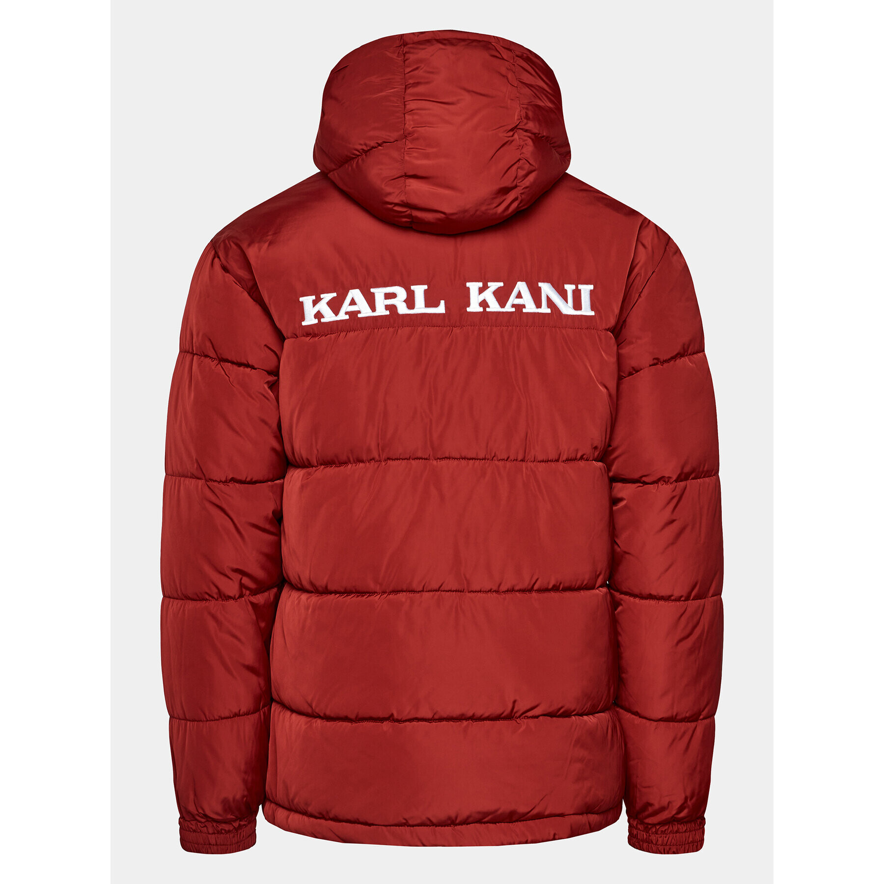 Karl Kani Geacă din puf Og Hooded 6076047 Roșu Regular Fit - Pled.ro