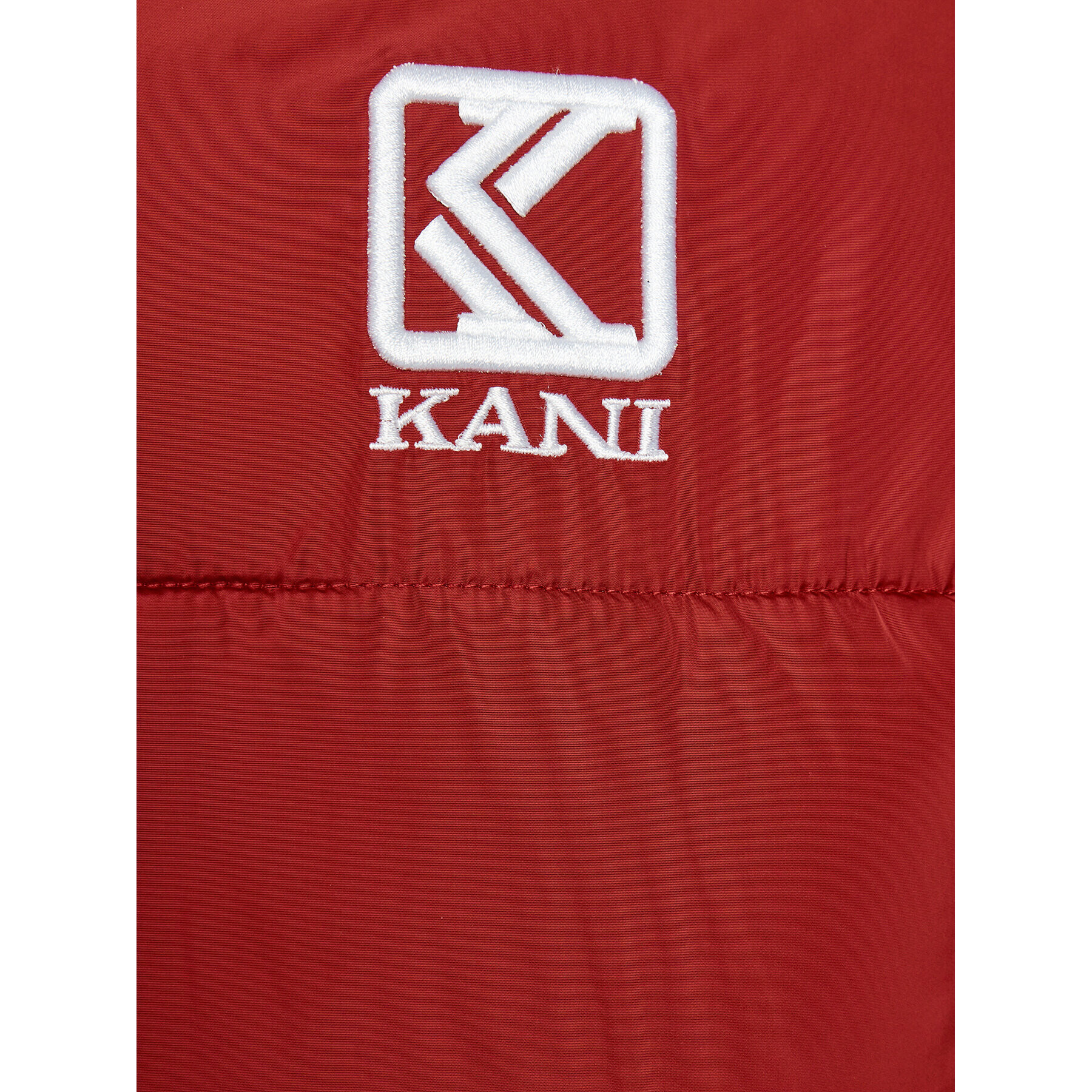 Karl Kani Geacă din puf Og Hooded 6076047 Roșu Regular Fit - Pled.ro