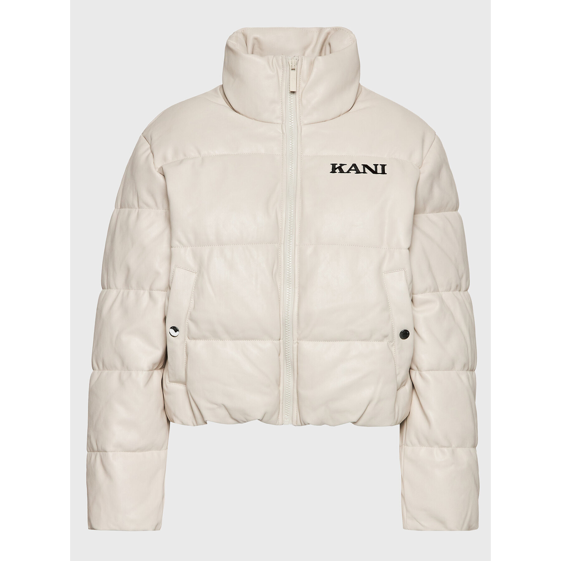 Karl Kani Geacă din puf Retro 6176504 Gri Regular Fit - Pled.ro