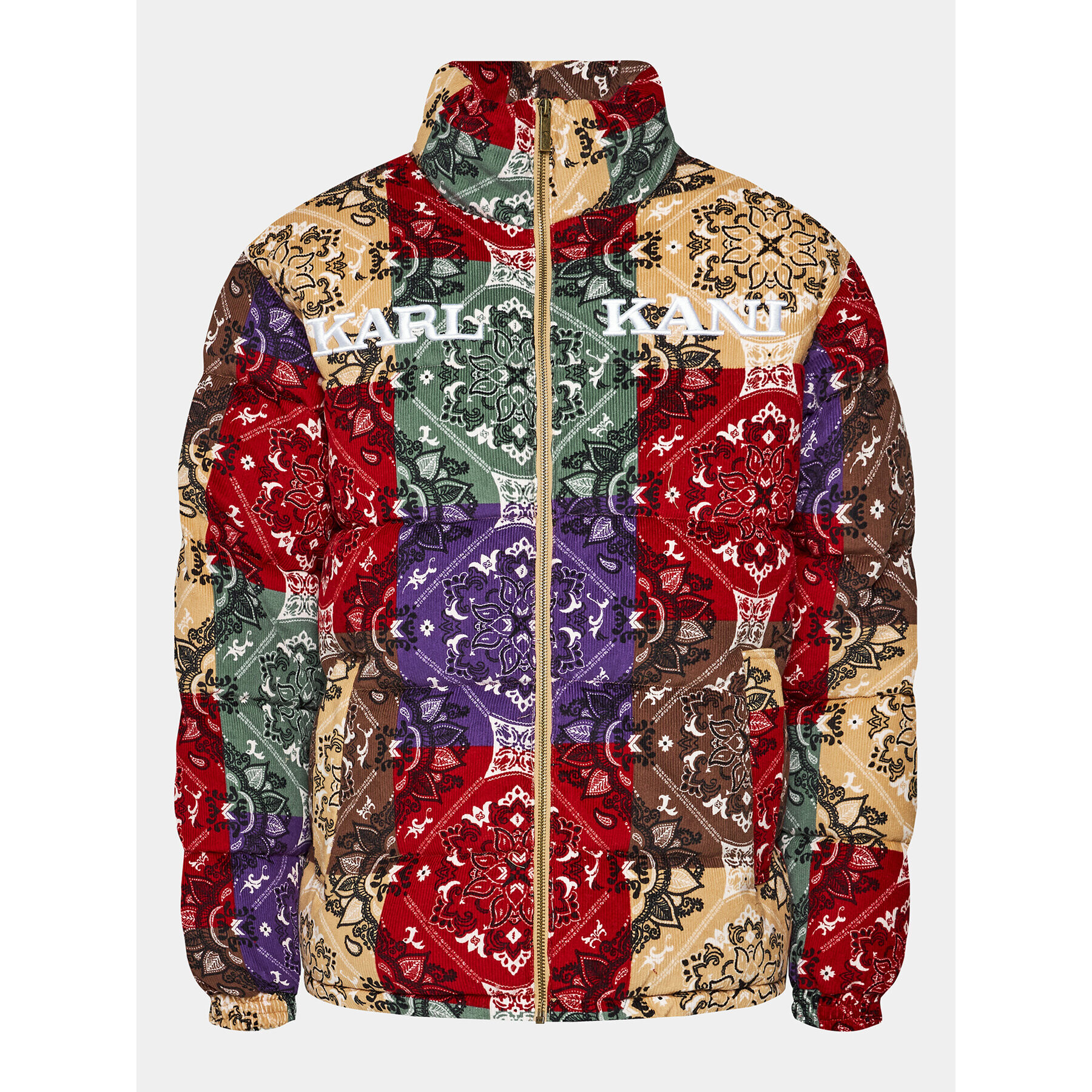 Karl Kani Geacă din puf Retro Paisley 6076010 Colorat Relaxed Fit - Pled.ro