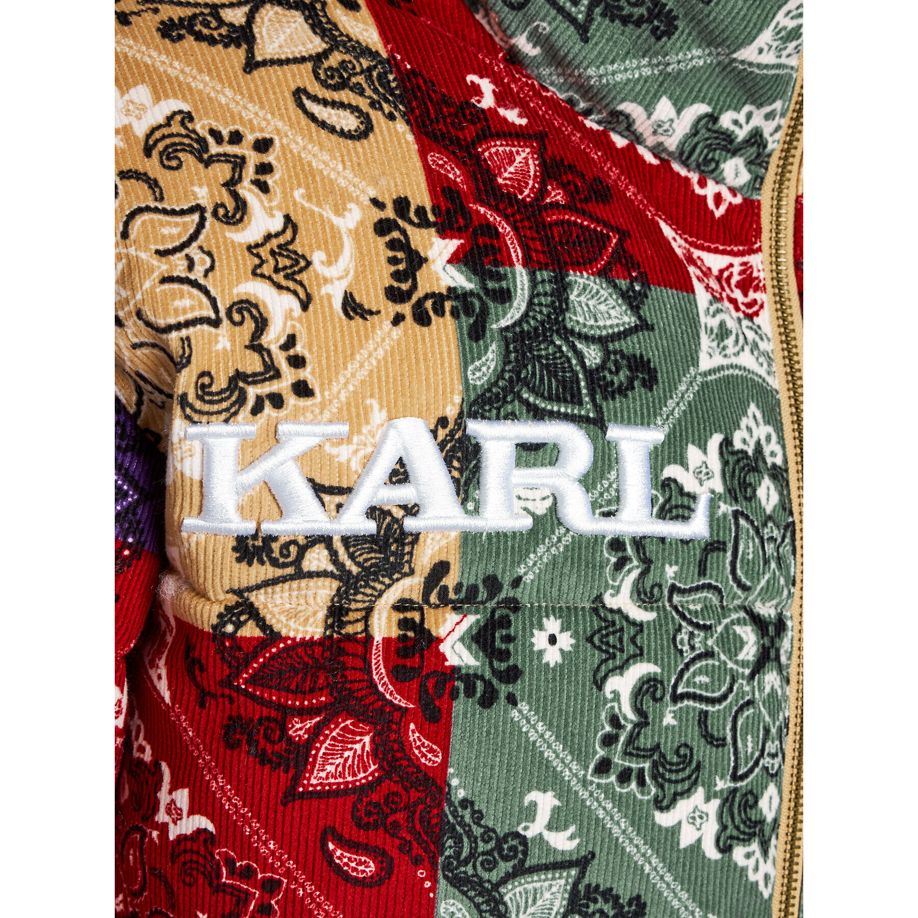 Karl Kani Geacă din puf Retro Paisley 6076010 Colorat Relaxed Fit - Pled.ro