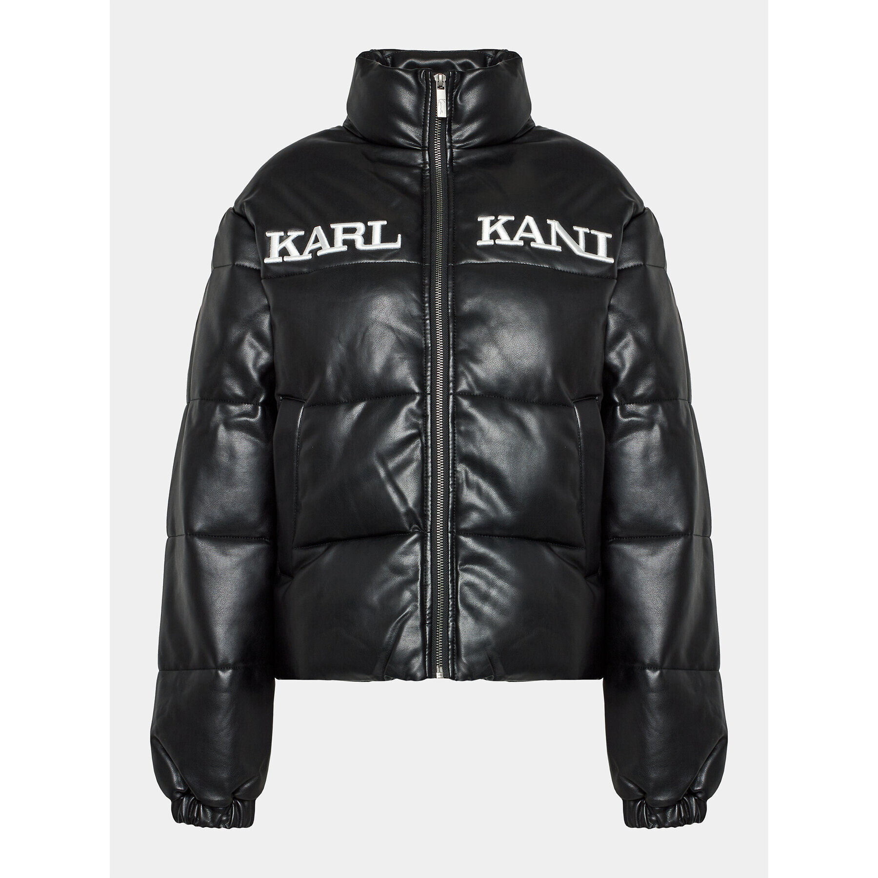 Karl Kani Geacă din puf Retro Pu 6176636 Negru Regular Fit - Pled.ro