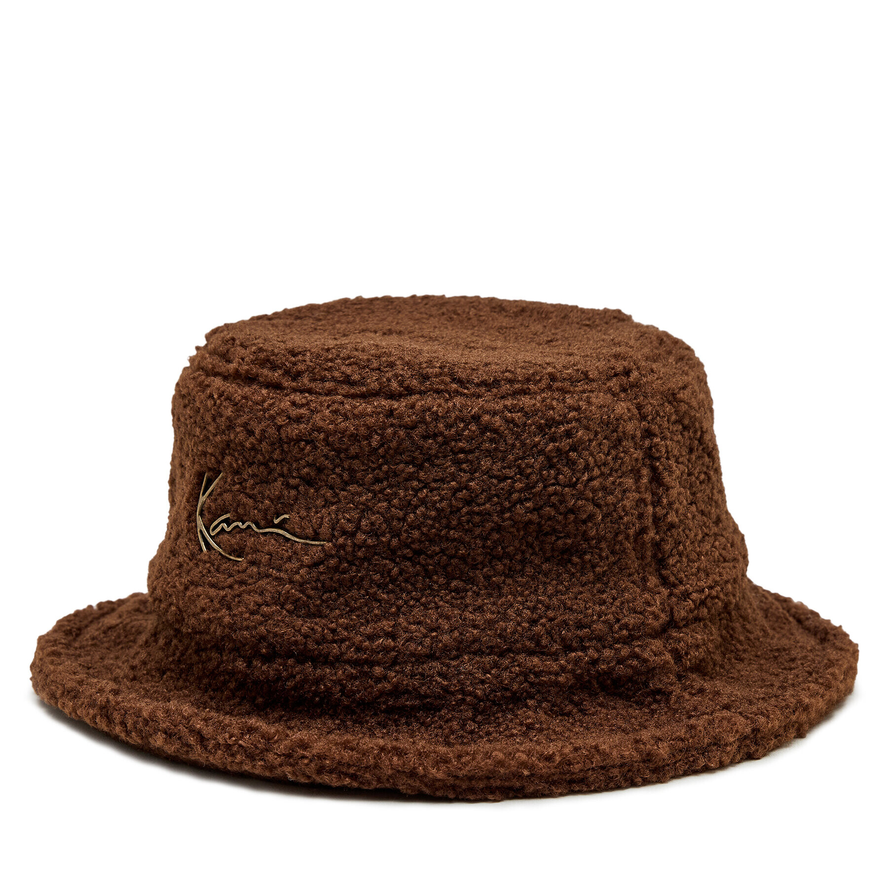 Karl Kani Pălărie KK Signature Teddy Bucket Hat KA-233-036-1 Maro - Pled.ro