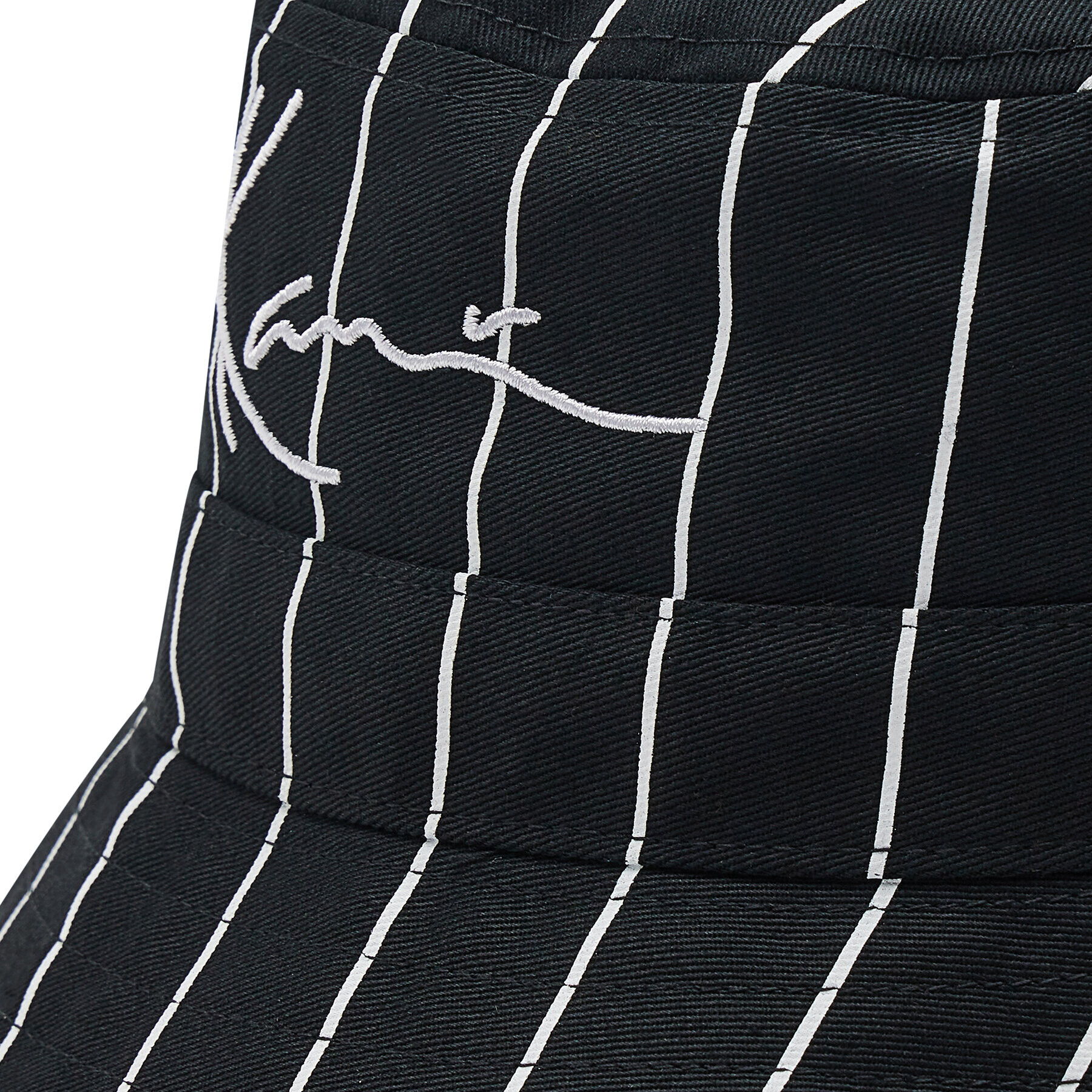 Karl Kani Pălărie Signature Pinstripe Bucket 7015468 Negru - Pled.ro