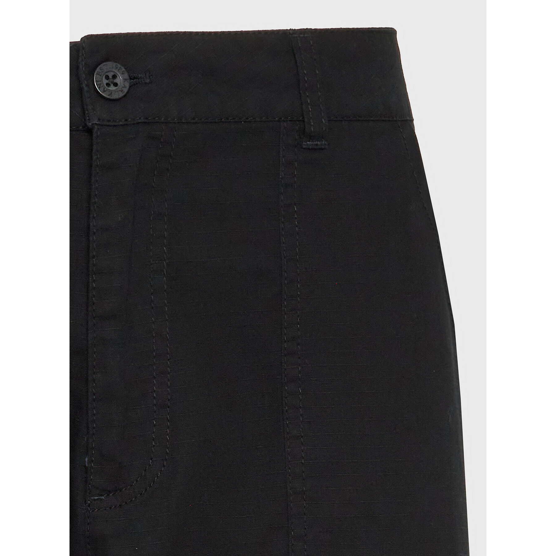 Karl Kani Pantaloni din material Rubber Signature 6002507 Negru Relaxed Fit - Pled.ro