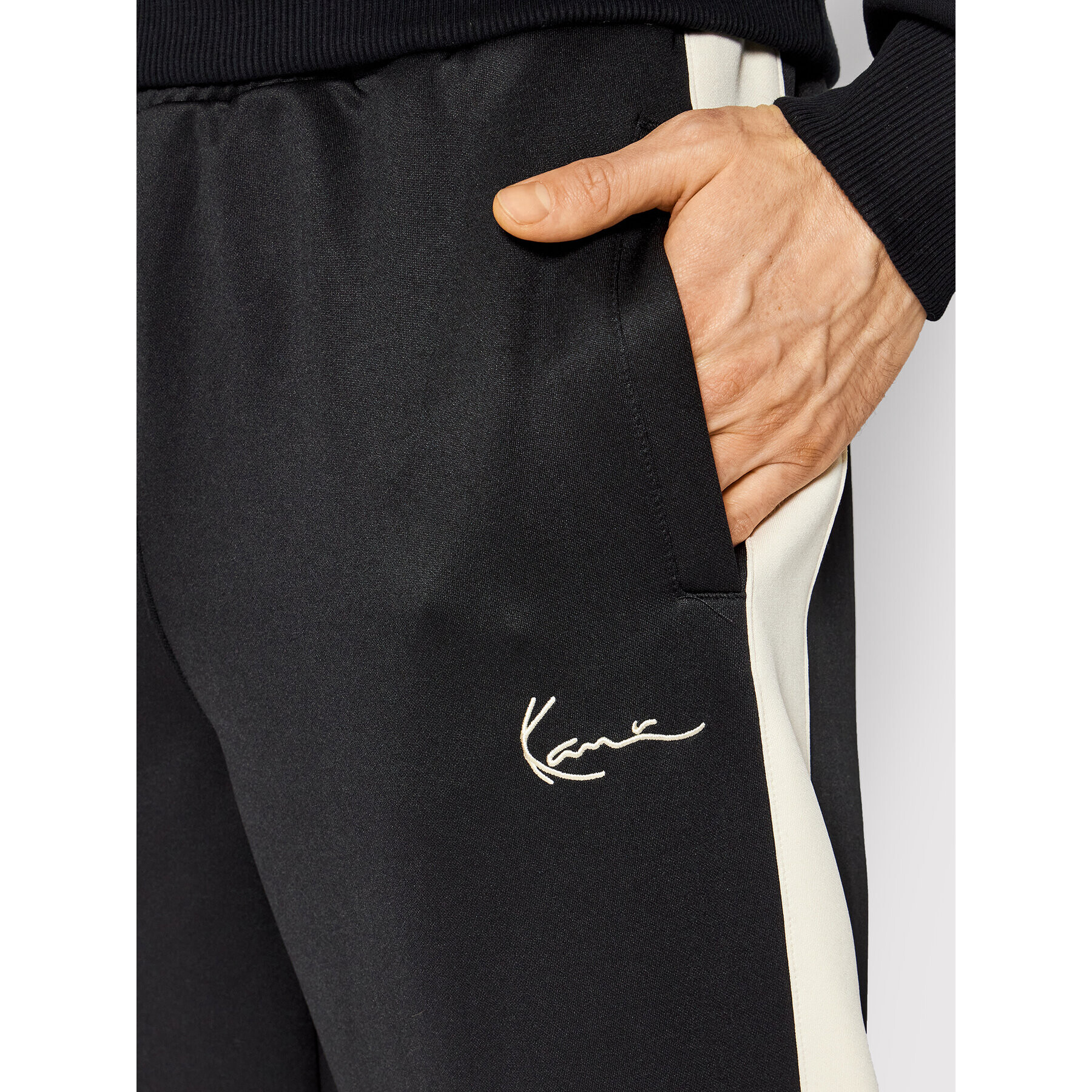 Karl Kani Pantaloni trening Small Signature 6004158 Negru Regular Fit - Pled.ro