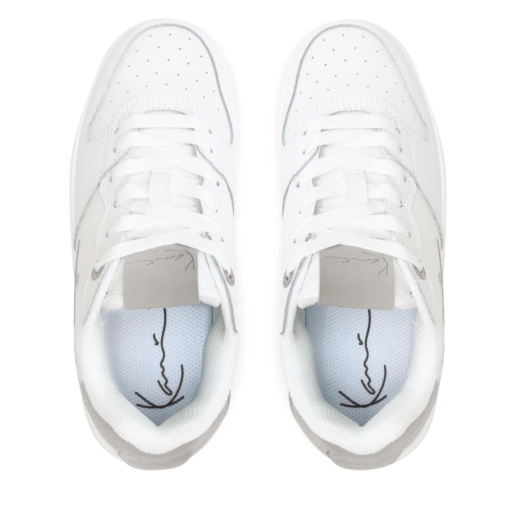 Karl Kani Sneakers Kani 89 Low Logo 1180918 Alb - Pled.ro