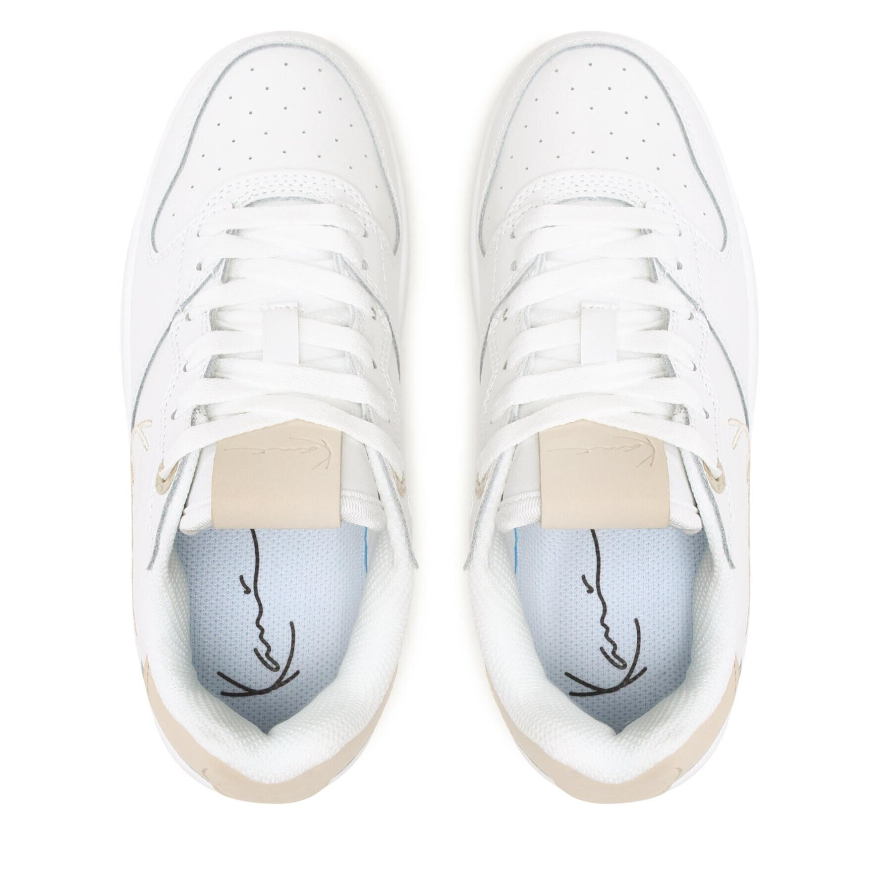 Karl Kani Sneakers Kani 89 Low Logo 1180919 Alb - Pled.ro