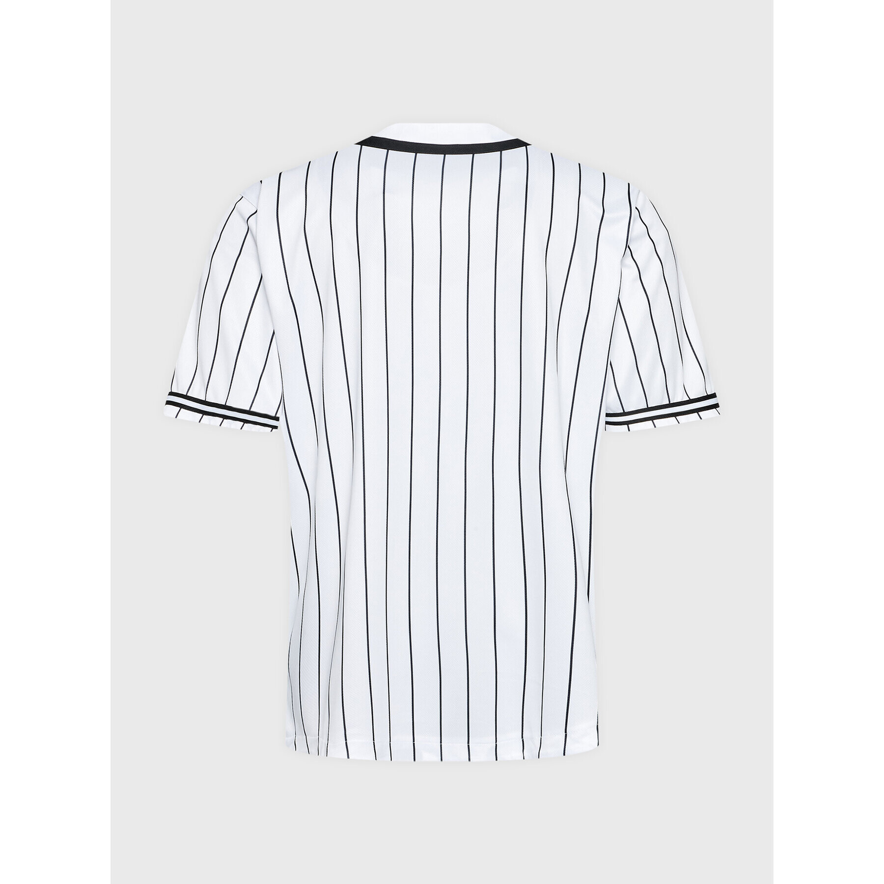 Karl Kani Tricou Serif Pinstripe Baseball 6033361 Alb Relaxed Fit - Pled.ro