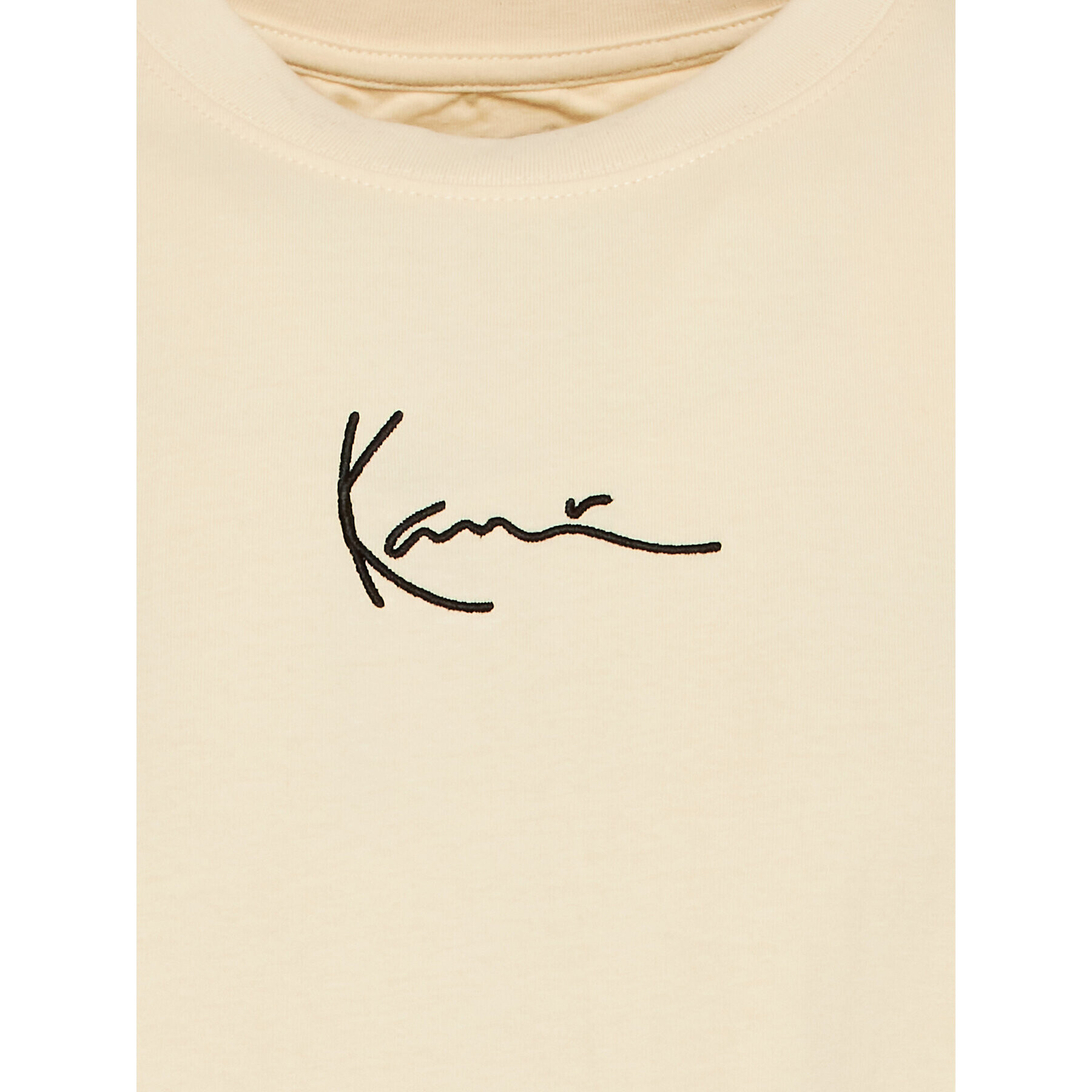 Karl Kani Tricou Small Signature 6034673 Bej Regular Fit - Pled.ro