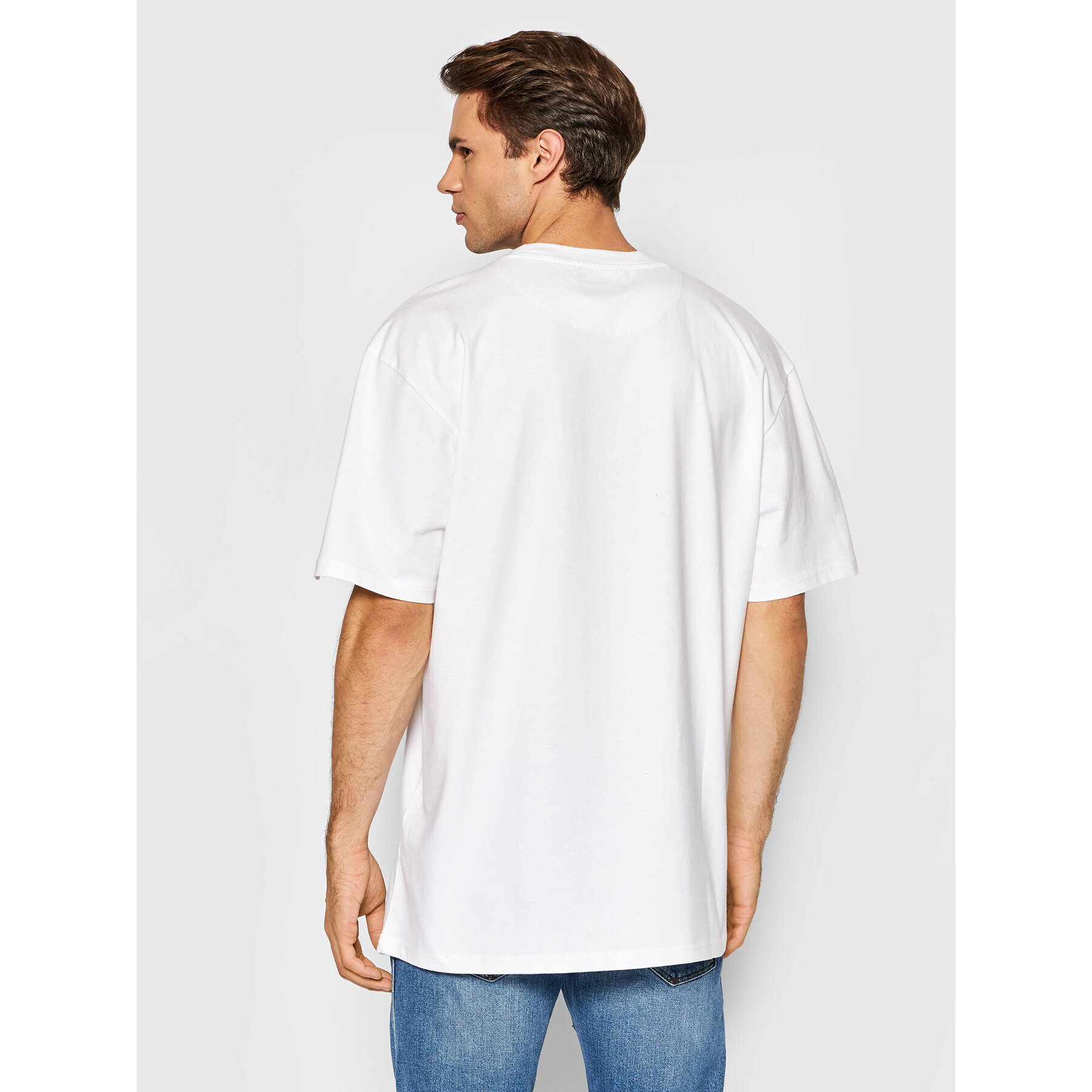 Karl Kani Tricou Small Signature 6060585 Alb Regular Fit - Pled.ro