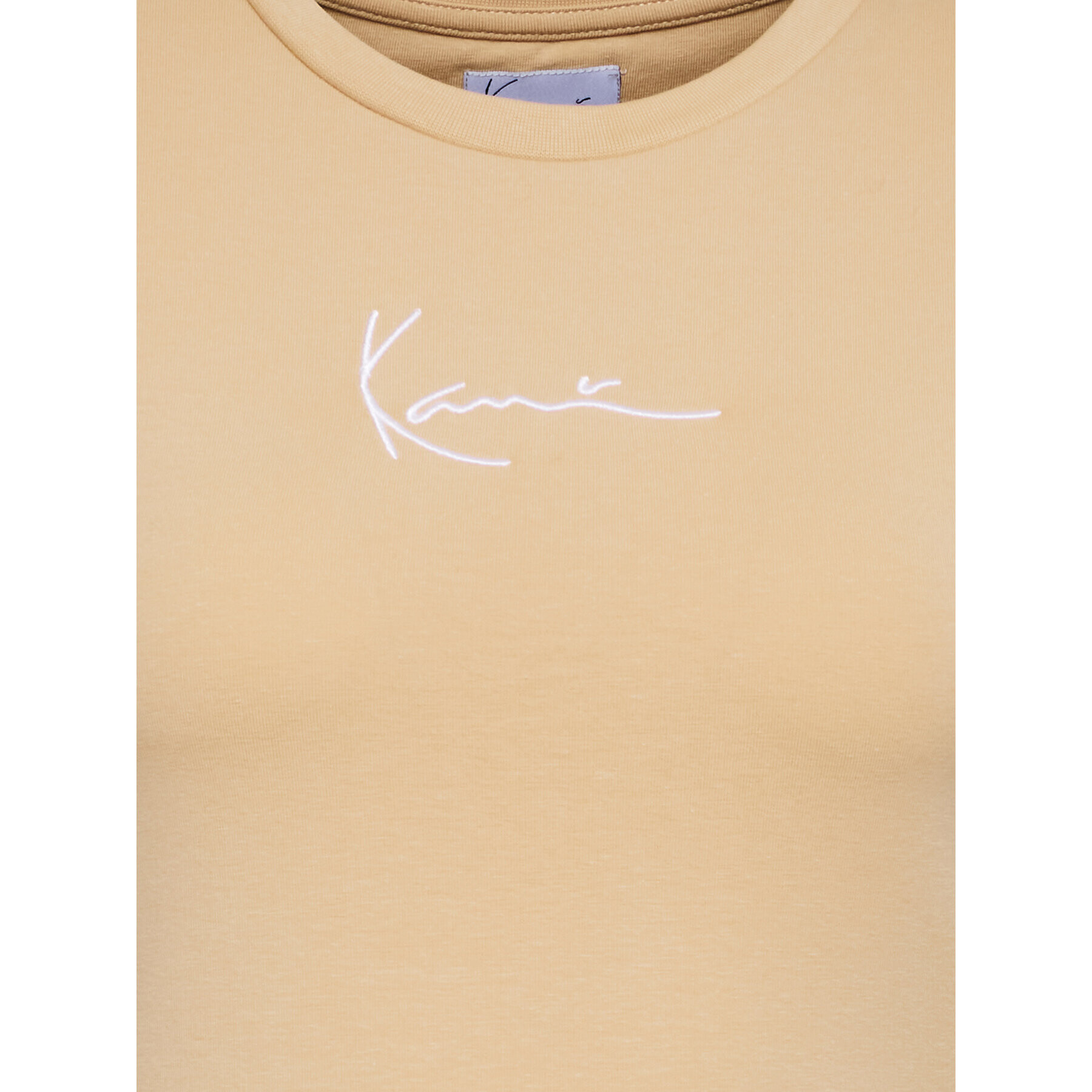 Karl Kani Tricou Small Signature 6130617 Bej Regular Fit - Pled.ro