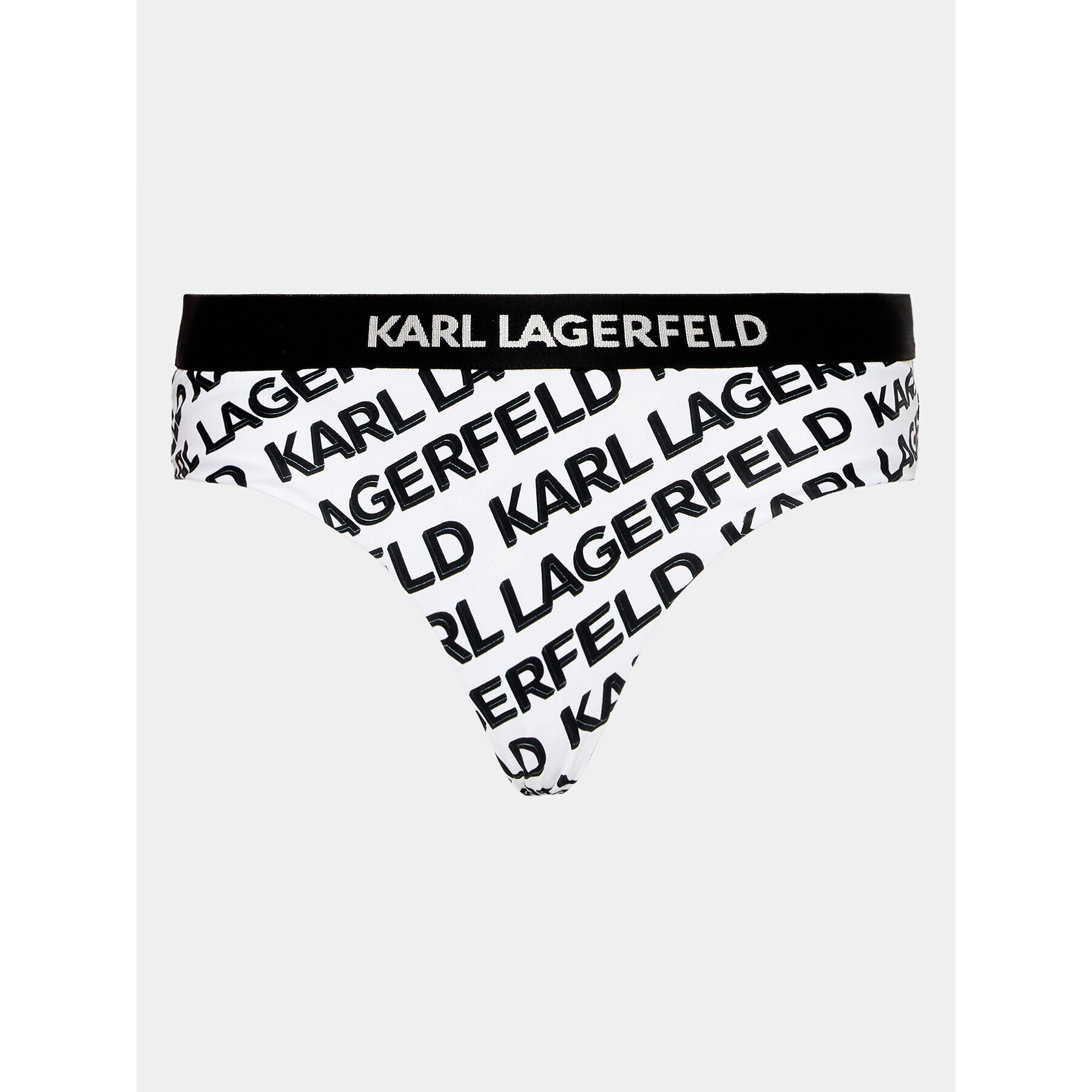 KARL LAGERFELD Bikini partea de jos 230W2214 Alb - Pled.ro