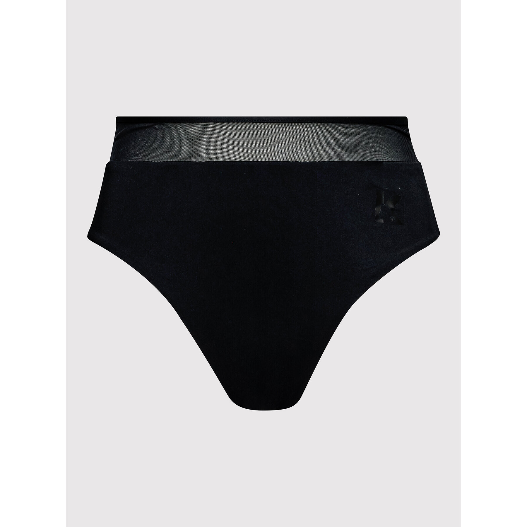 KARL LAGERFELD Bikini partea de jos KL22WBT06 Negru - Pled.ro