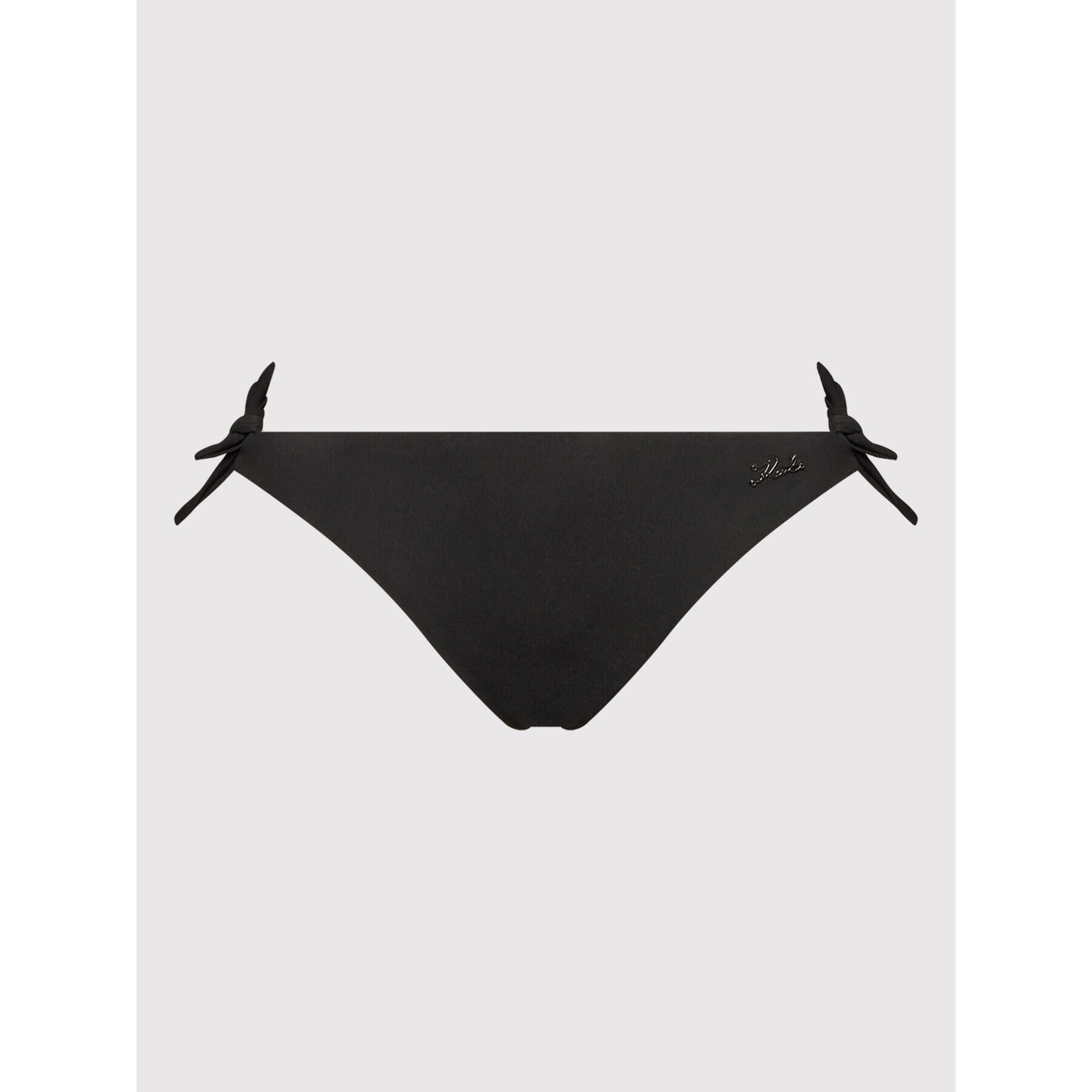 KARL LAGERFELD Bikini partea de jos Printed Logo KL22WBT02 Negru - Pled.ro