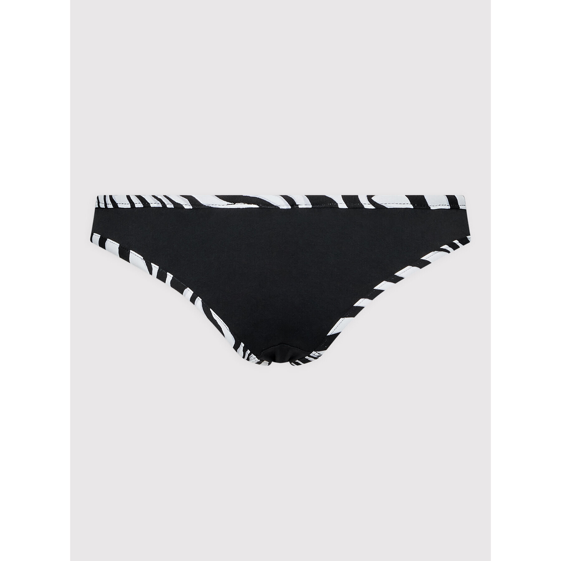 KARL LAGERFELD Bikini partea de jos Zebra KL22WBT25 Negru - Pled.ro