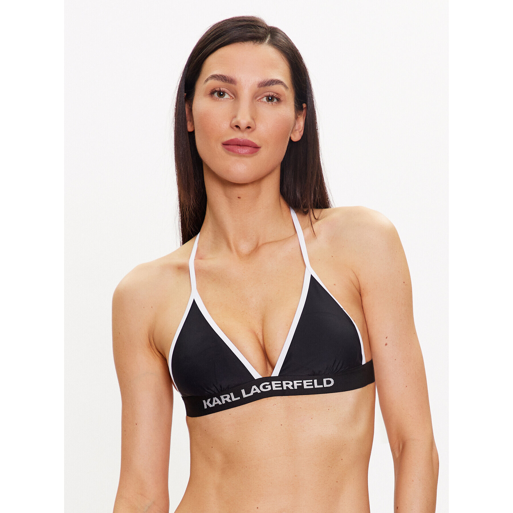 KARL LAGERFELD Bikini partea de sus 230W2234 Negru - Pled.ro