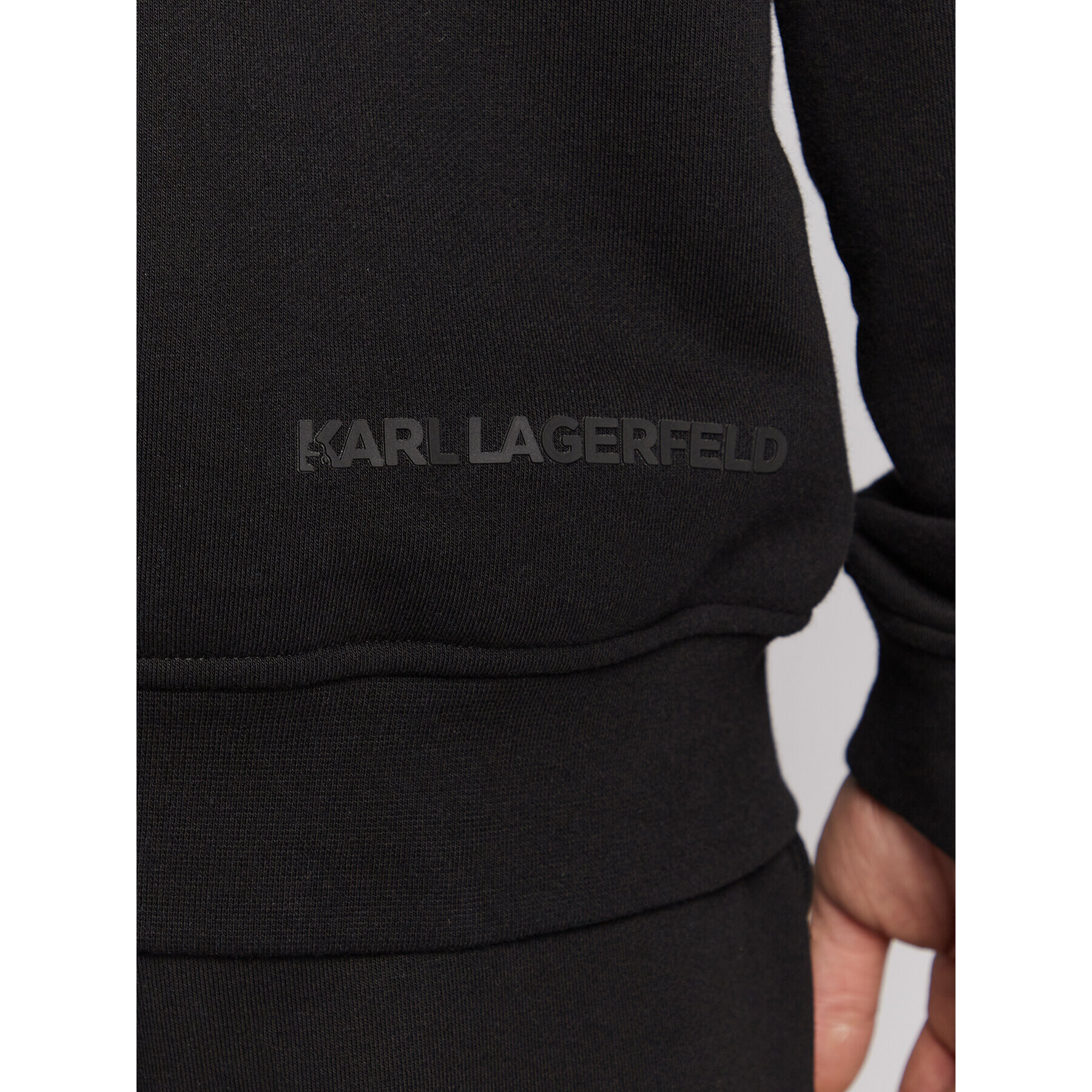 KARL LAGERFELD Bluză 705002 524910 Negru Regular Fit - Pled.ro