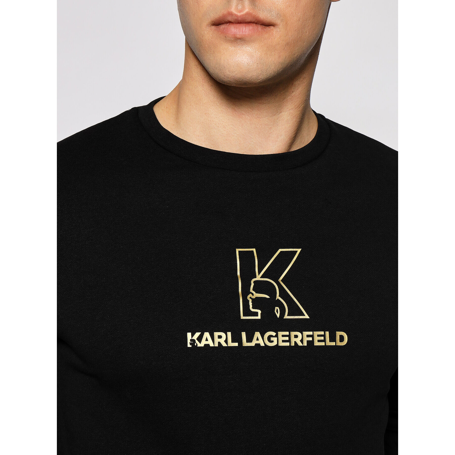 KARL LAGERFELD Bluză 705033 511900 Negru Regular Fit - Pled.ro