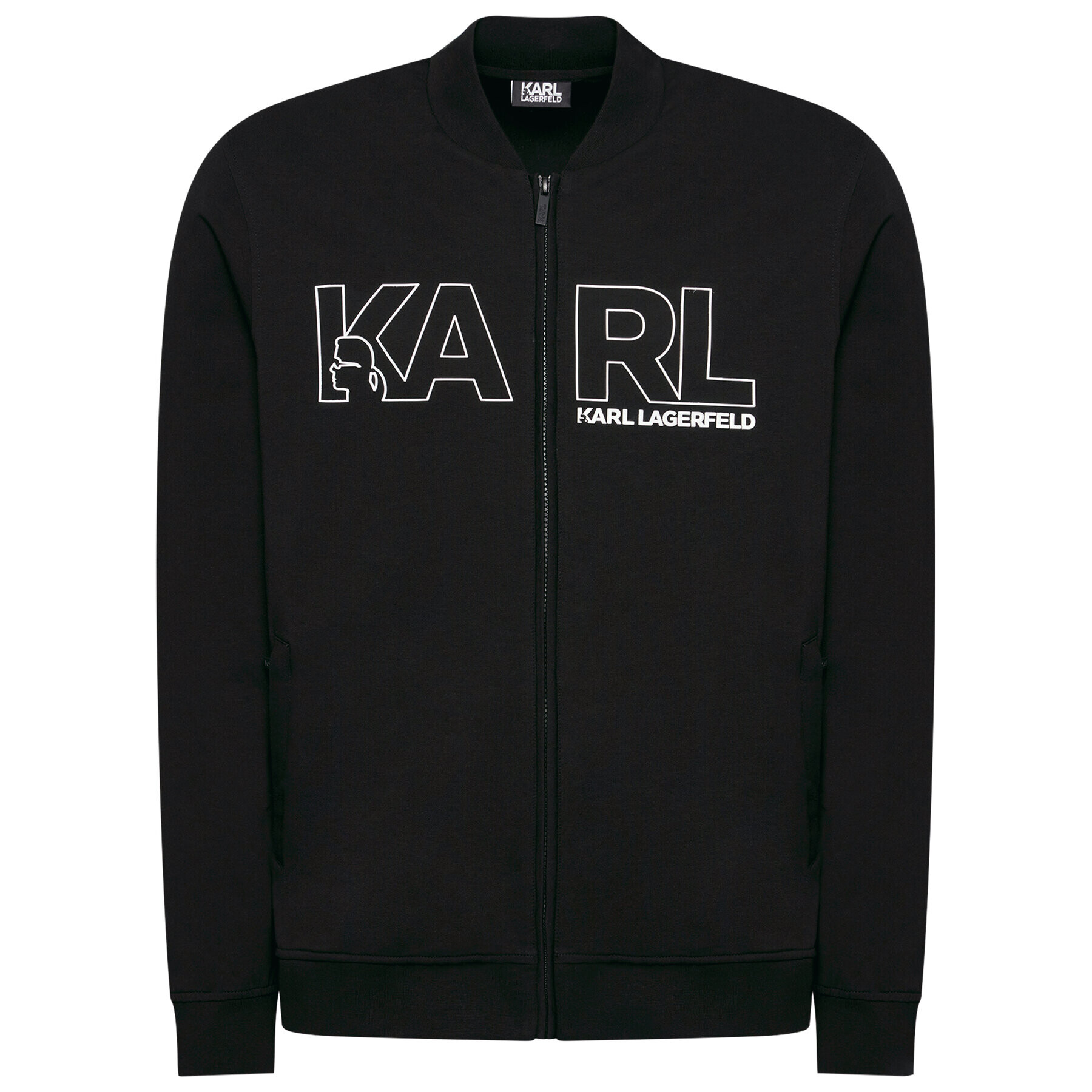 KARL LAGERFELD Bluză 705034 511902 Negru Regular Fit - Pled.ro