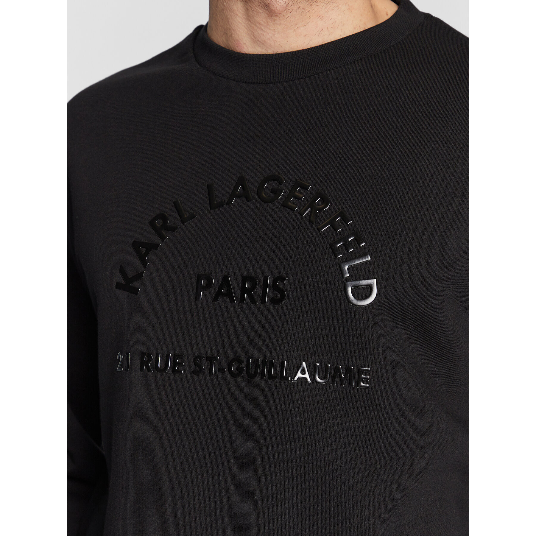 KARL LAGERFELD Bluză 705034 524910 Negru Regular Fit - Pled.ro