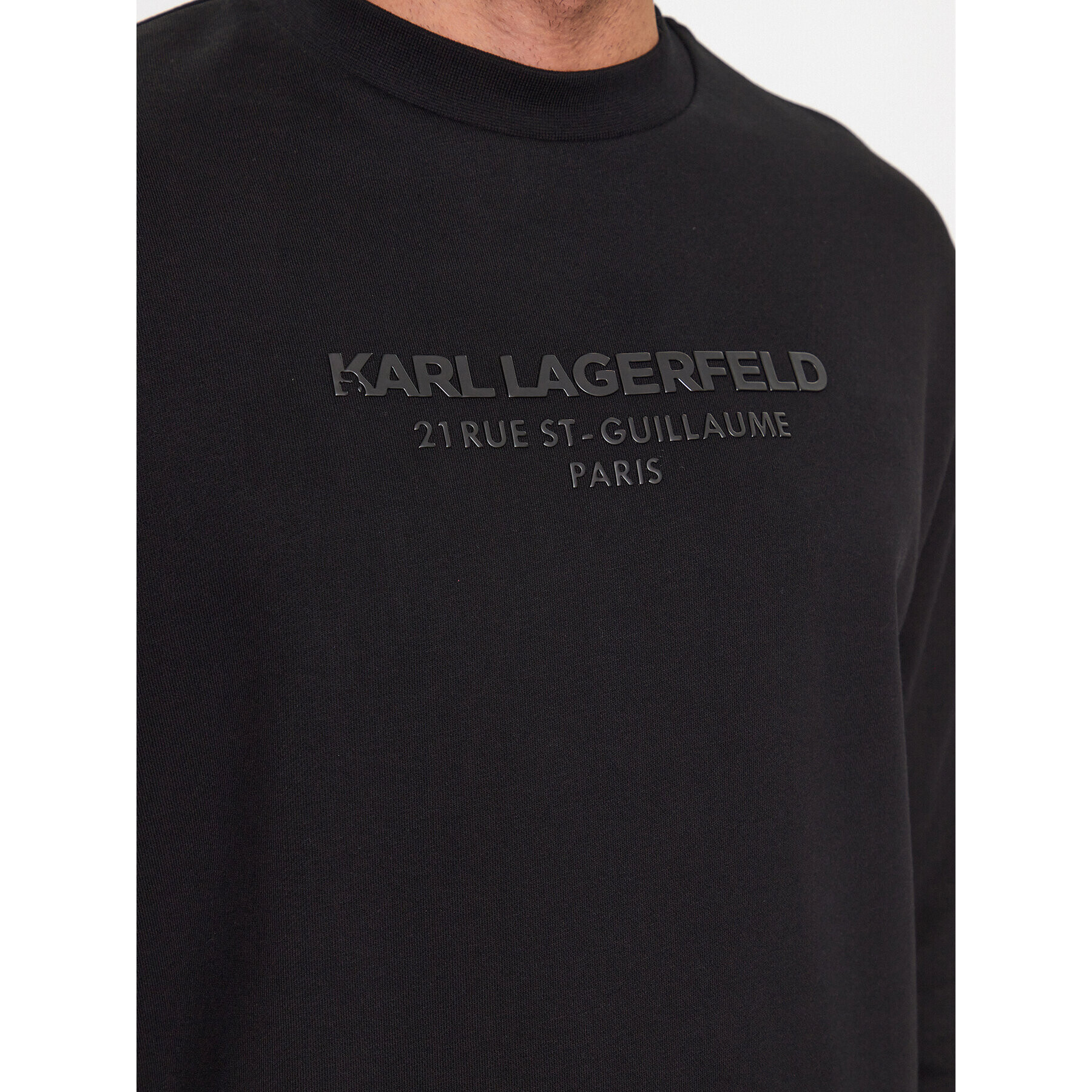 KARL LAGERFELD Bluză 705034 532900 Negru Regular Fit - Pled.ro