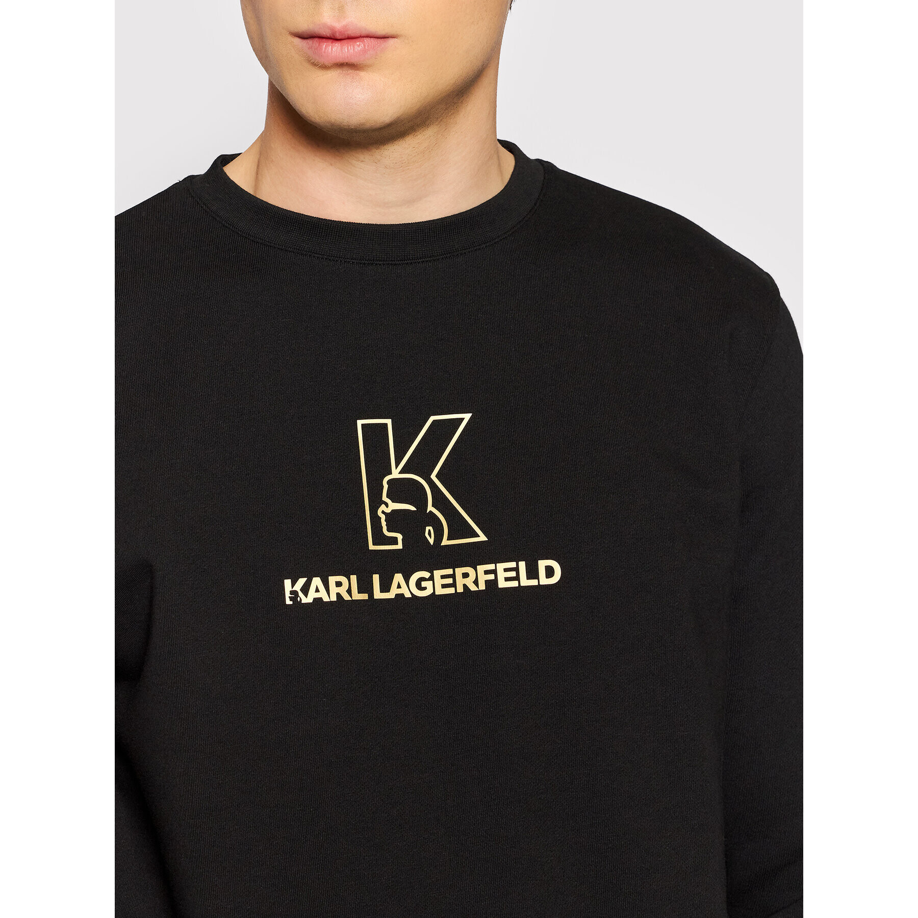 KARL LAGERFELD Bluză 705035 512910 Negru Regular Fit - Pled.ro